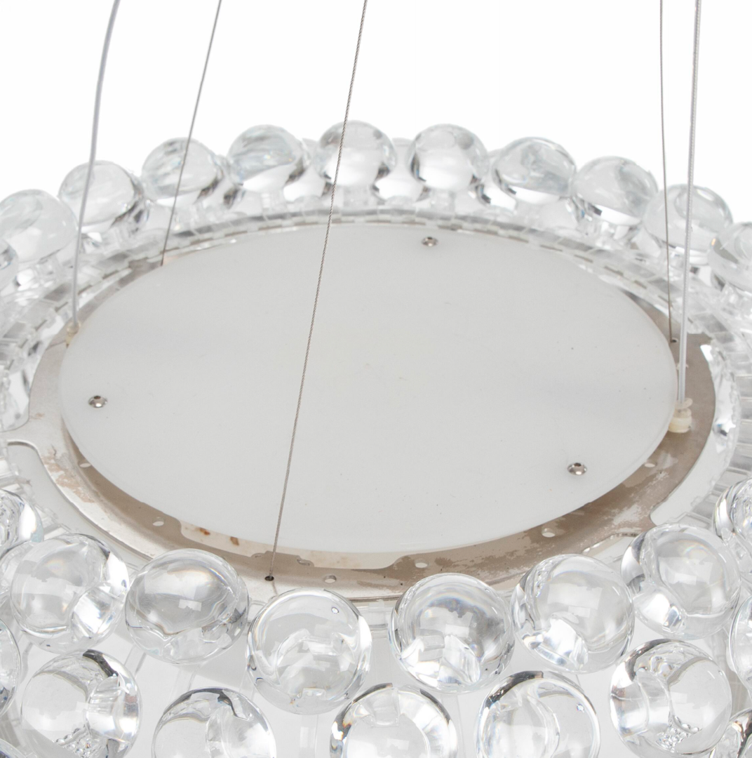 Patricia Urquiola & Eliana Gerotto Caboche Spensione Wire Suspended Chandelier with Plexiglas Balls by Foscarini