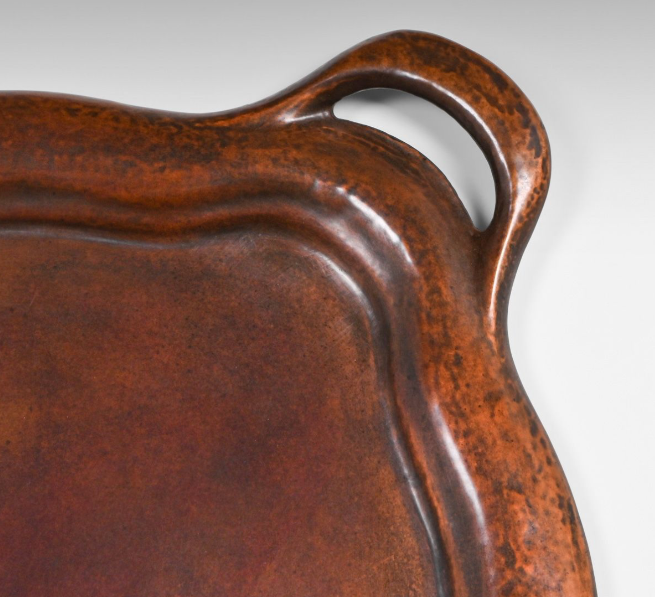 Tiffany Studios Hammered Copper Serving Tray