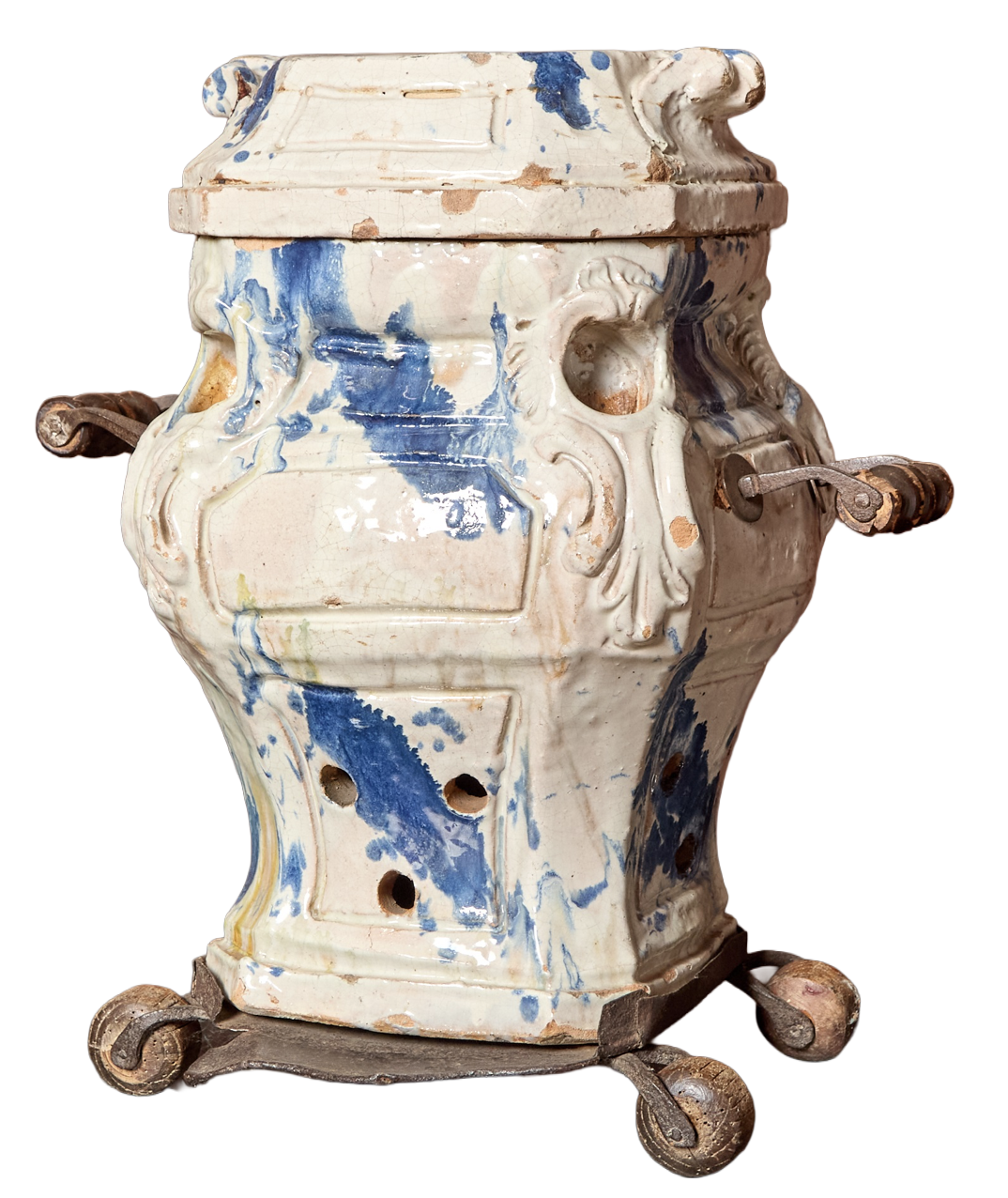 Late 18th Century French Faience Brasier