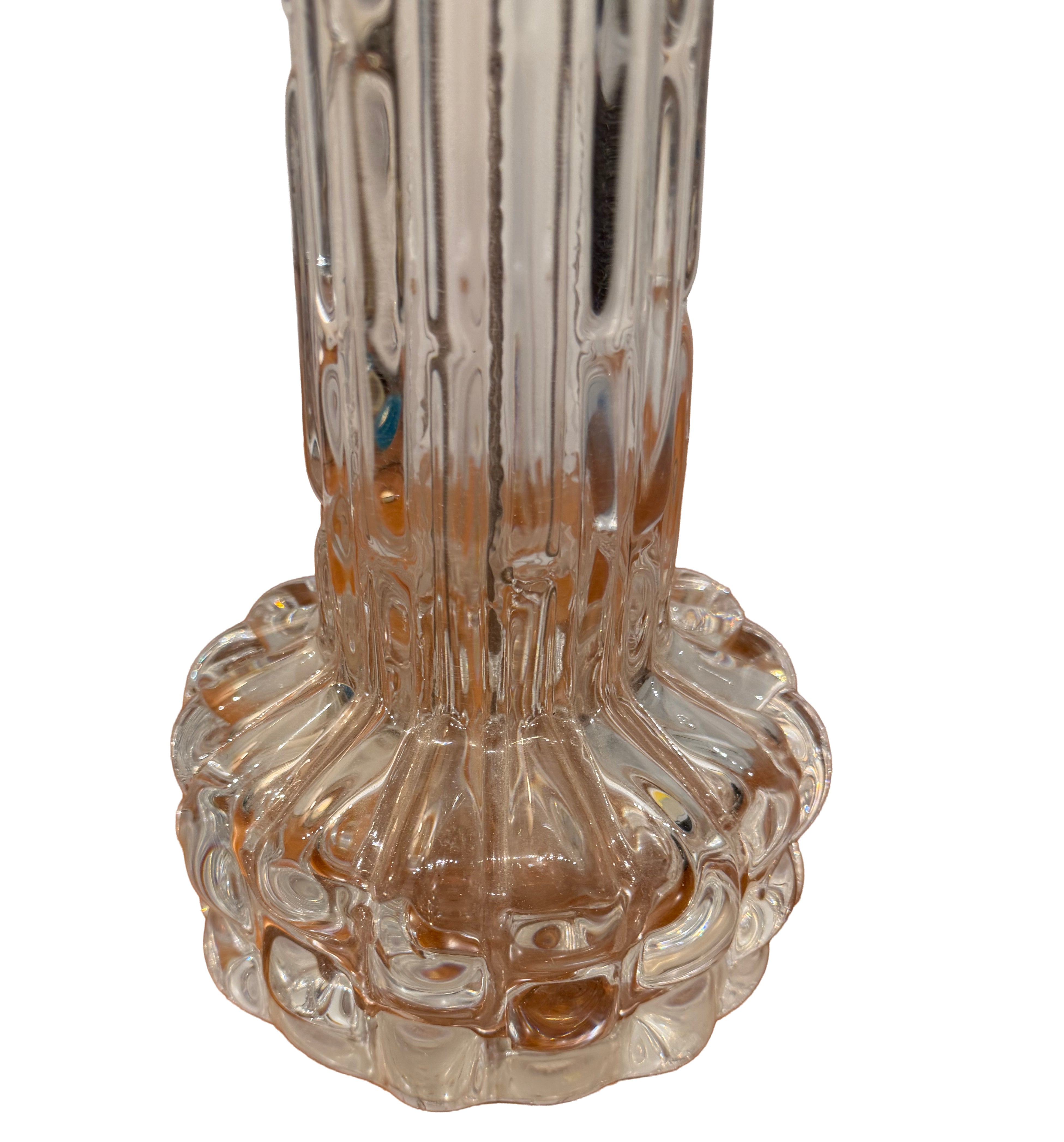 Art Glass Table Lamp by Carl Fagerlund for Orrefors
