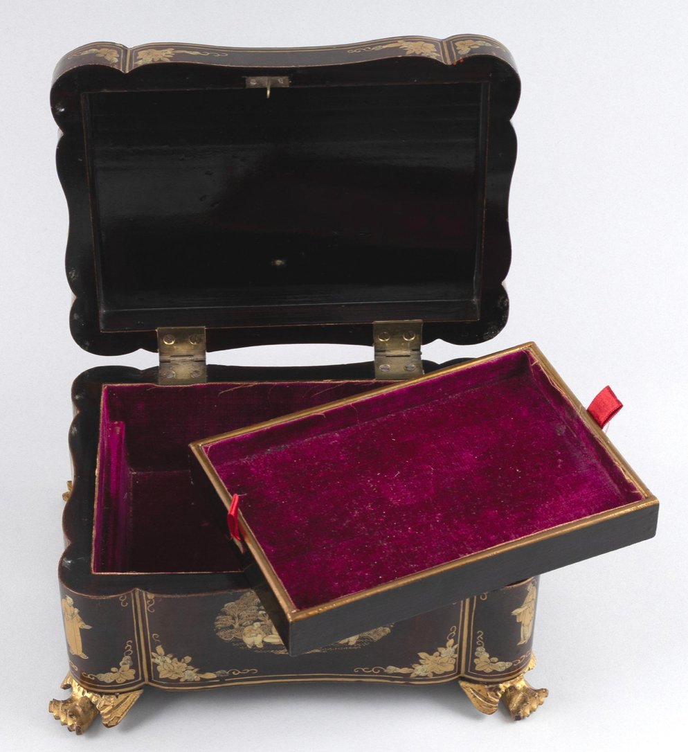 Chinese Lacquer Dresser Box