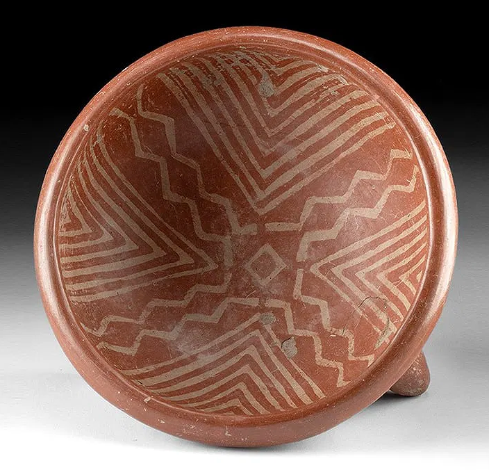 Pre-Columbian Chupicuaro Tripod Rattle Bowl