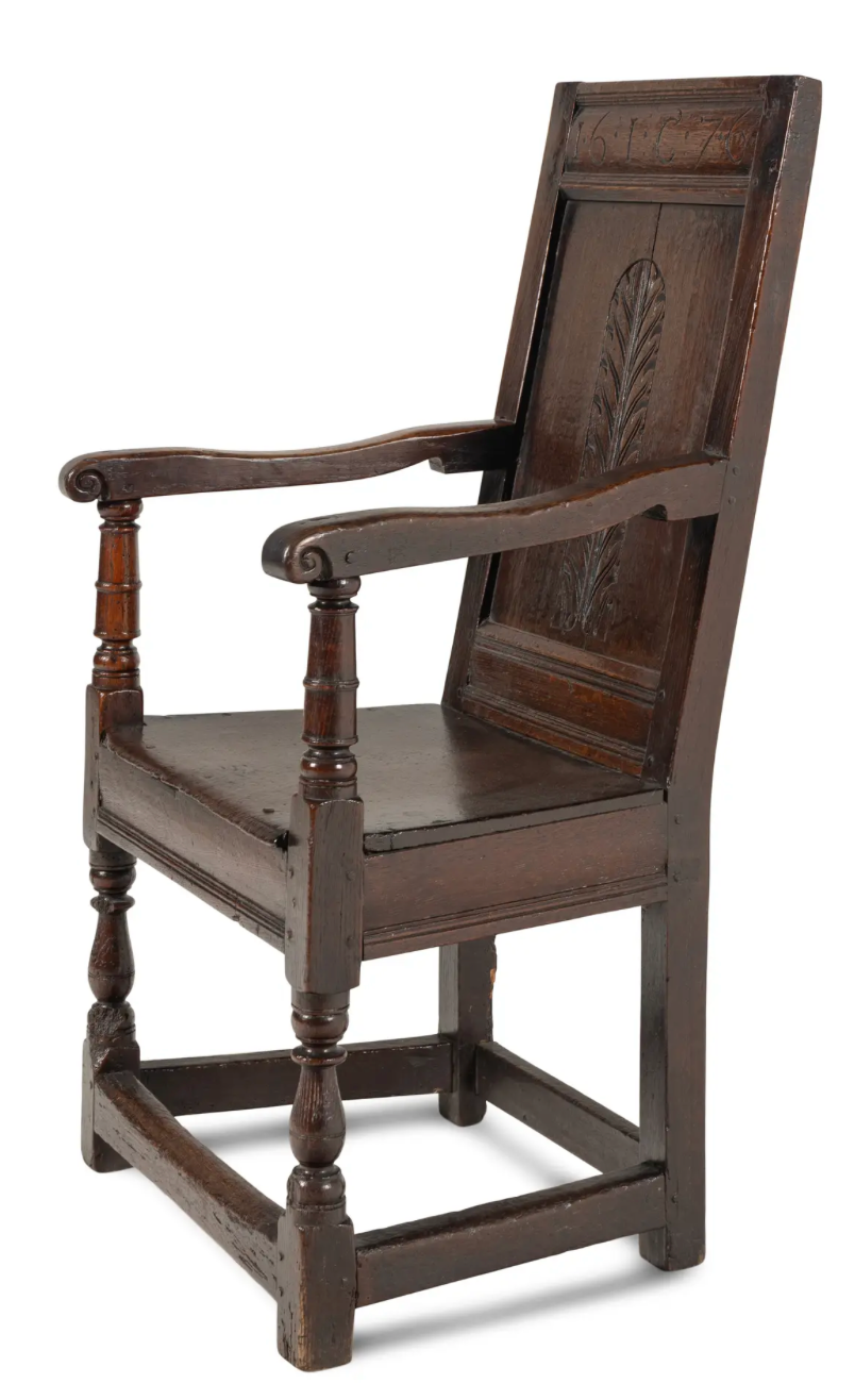 English Oak Joined Armchair