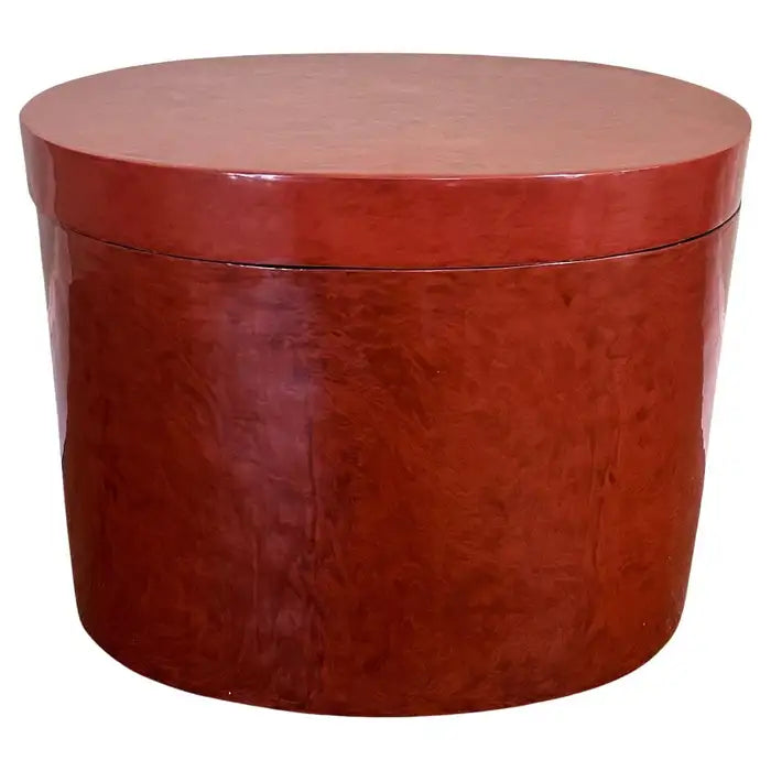 Large Red Lacquer Japanese Box / Side Table