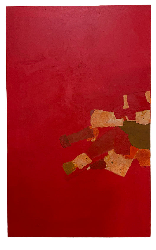 Arthur Gorham, "Branksome Towers Hotel lll" - Mixed Media Collage on Canvas