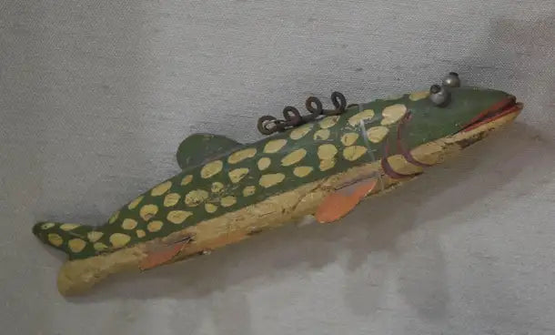 Folk Art Collection of 7 Hand Carved Fish Decoys