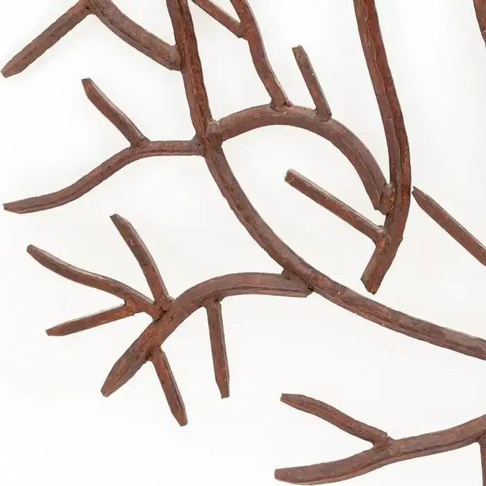 Custom Van der Straeten Style Iron Branch Mirror