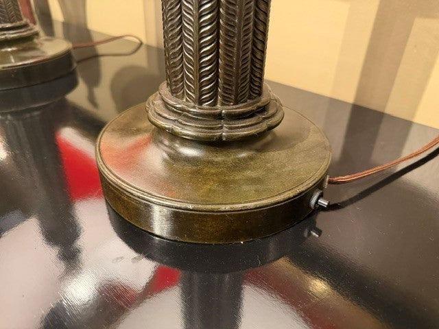 Pair of Just Andersen "Kolonne" Table Lamps