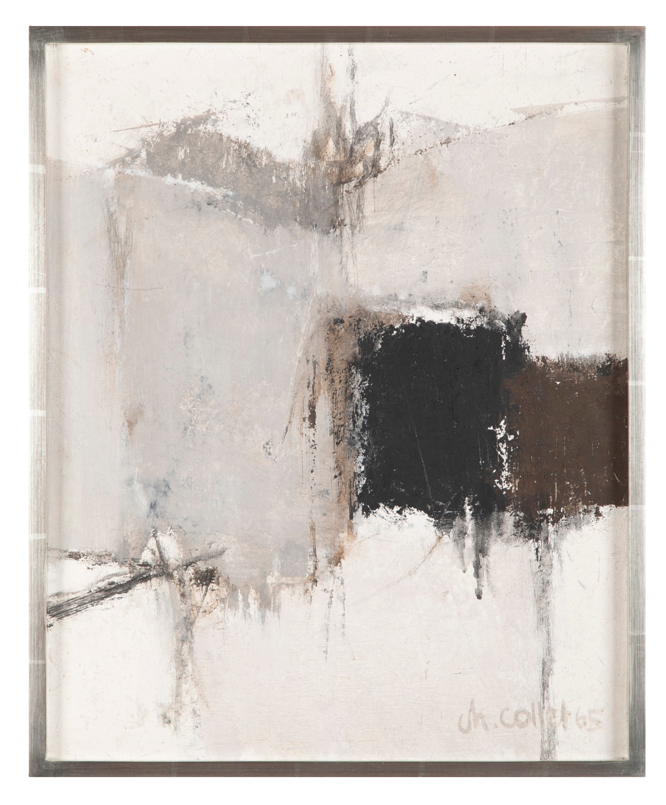 Oil on Wood Composition by Charles Collet