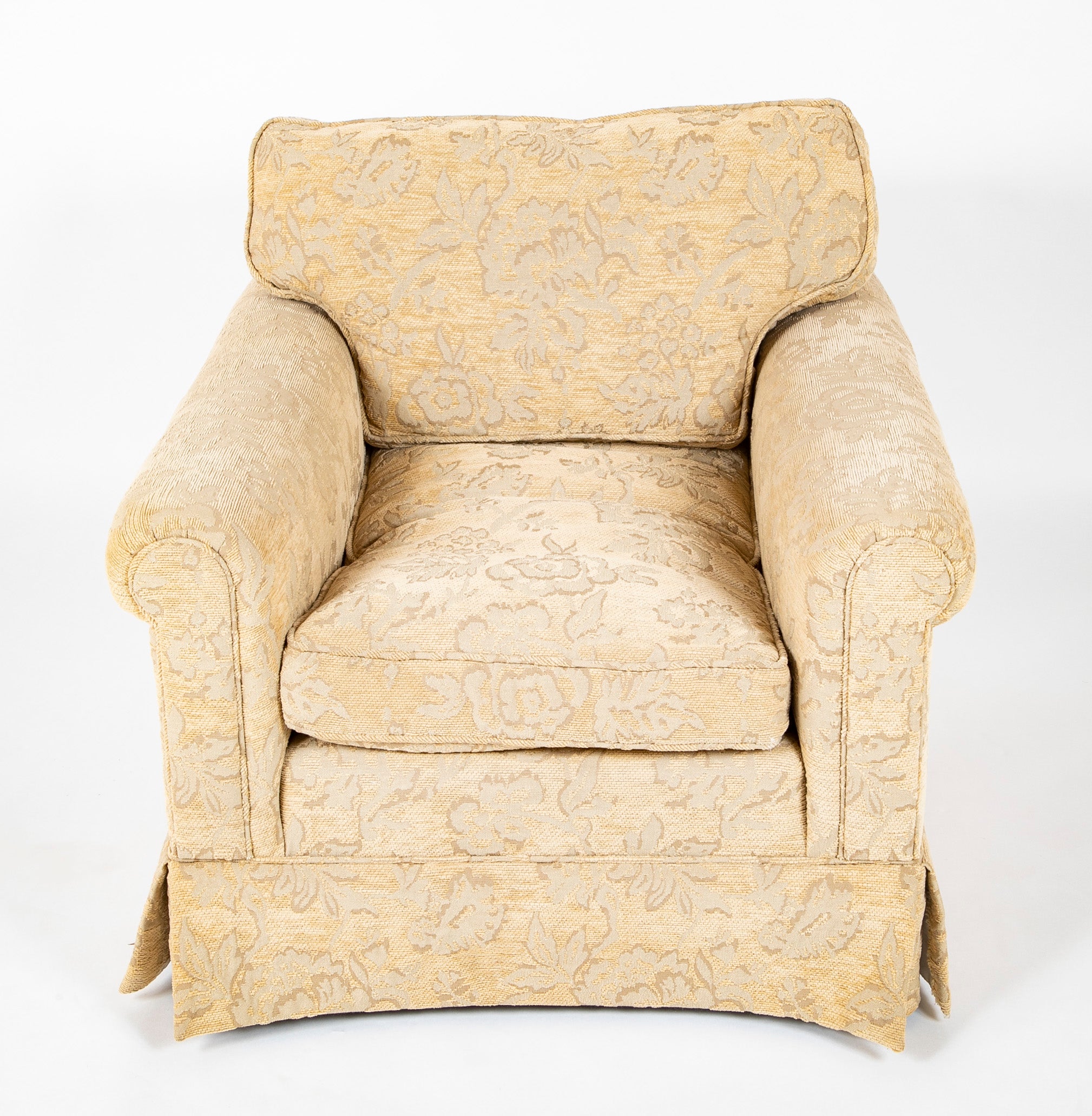 Armchair and Ottoman for Baker Furniture