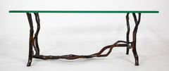 Bronze Frame Coffee Table Attributed To Carl Gillberg