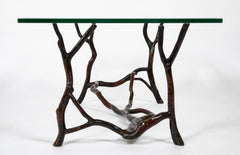 Bronze Frame Coffee Table Attributed To Carl Gillberg