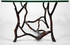 Bronze Frame Coffee Table Attributed To Carl Gillberg