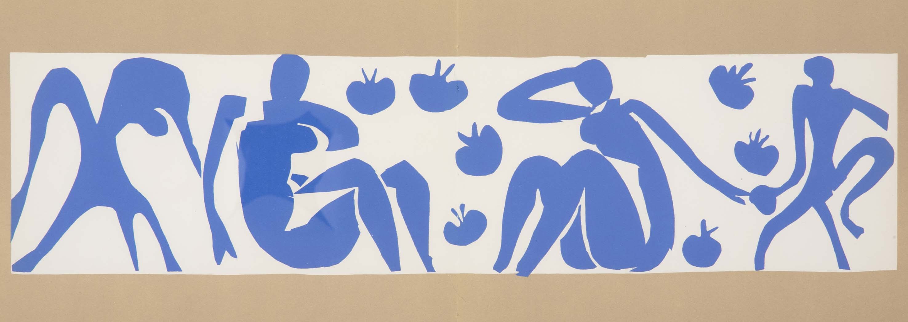 Henri Matisse Supervised Lithograph from his Original Cut Paper Maquette