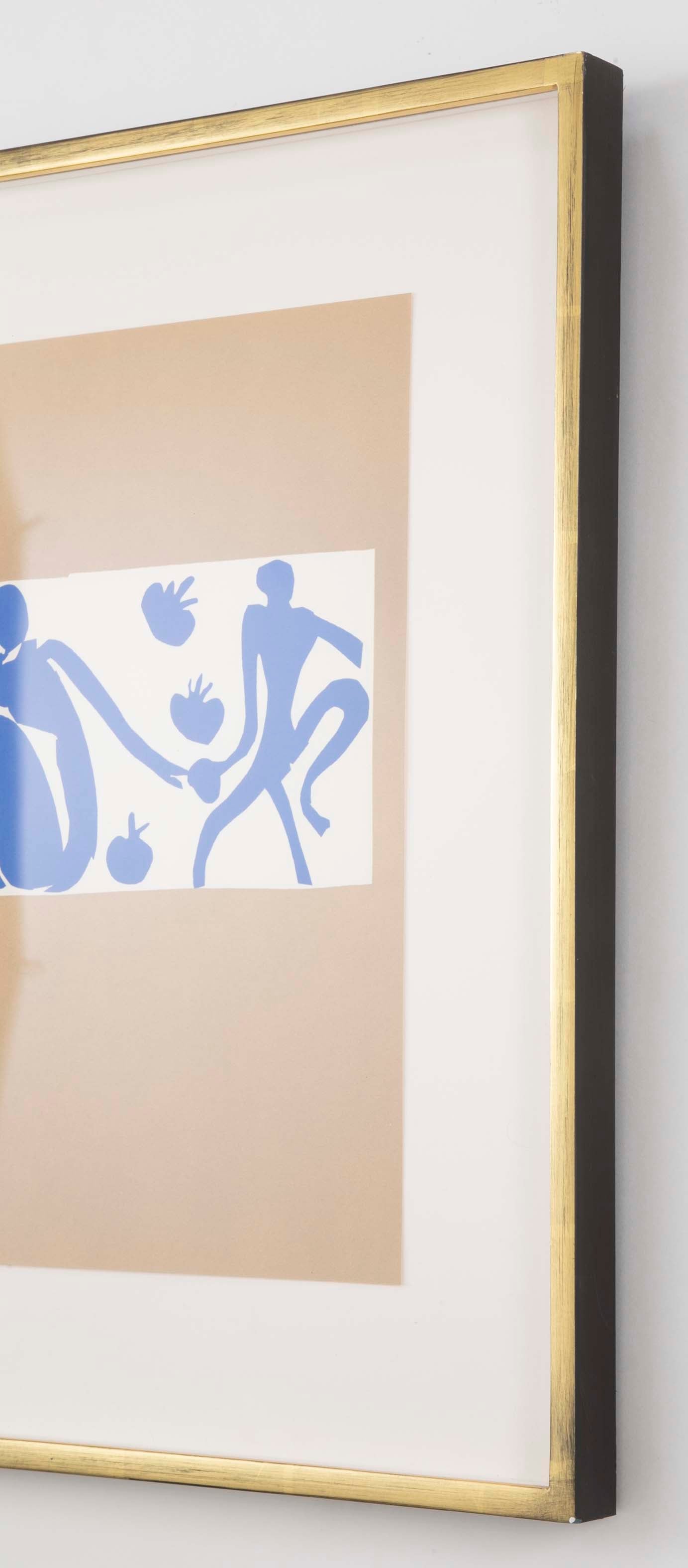 Henri Matisse Supervised Lithograph from his Original Cut Paper Maquette