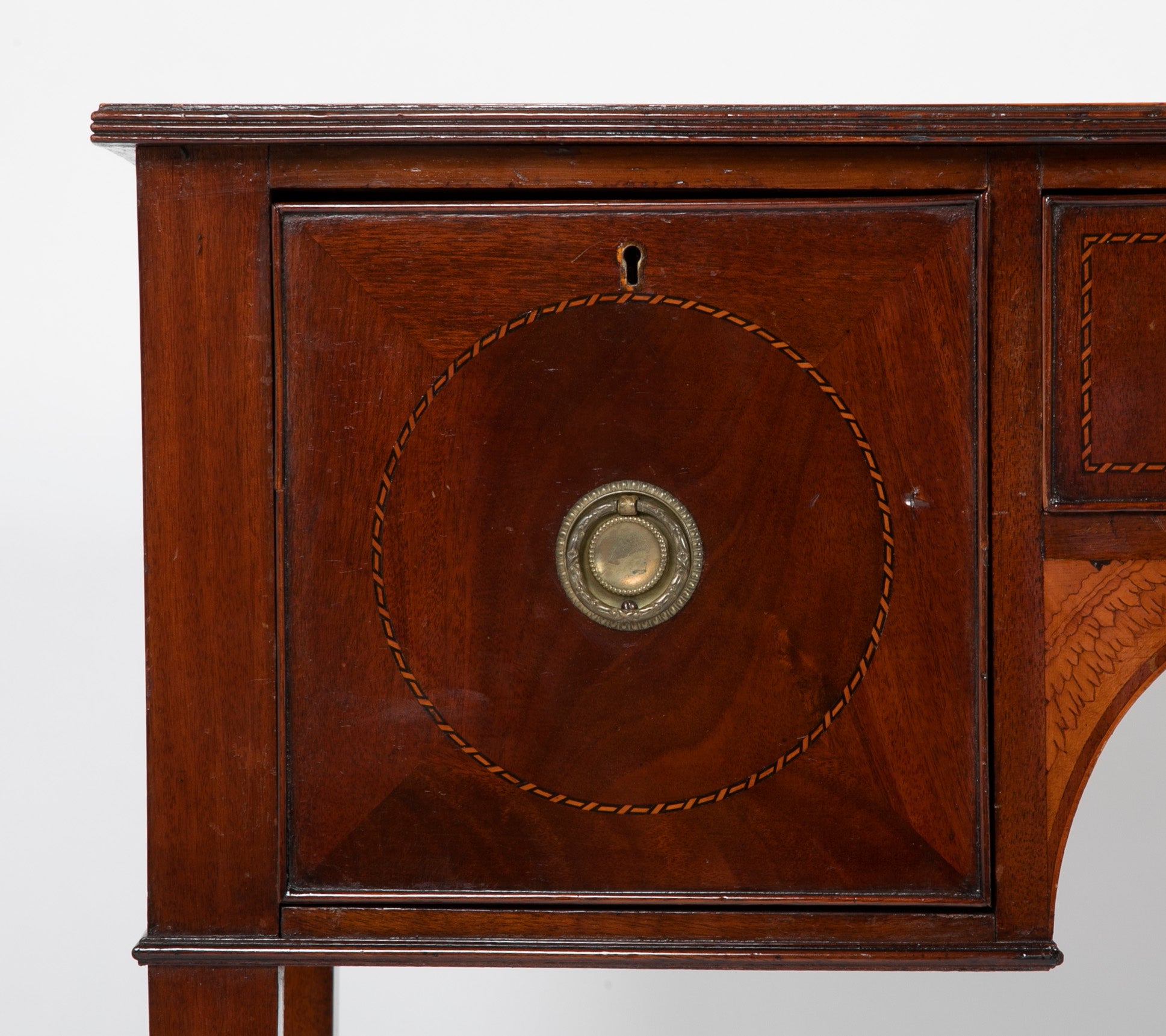 George III Bow Front Console Table