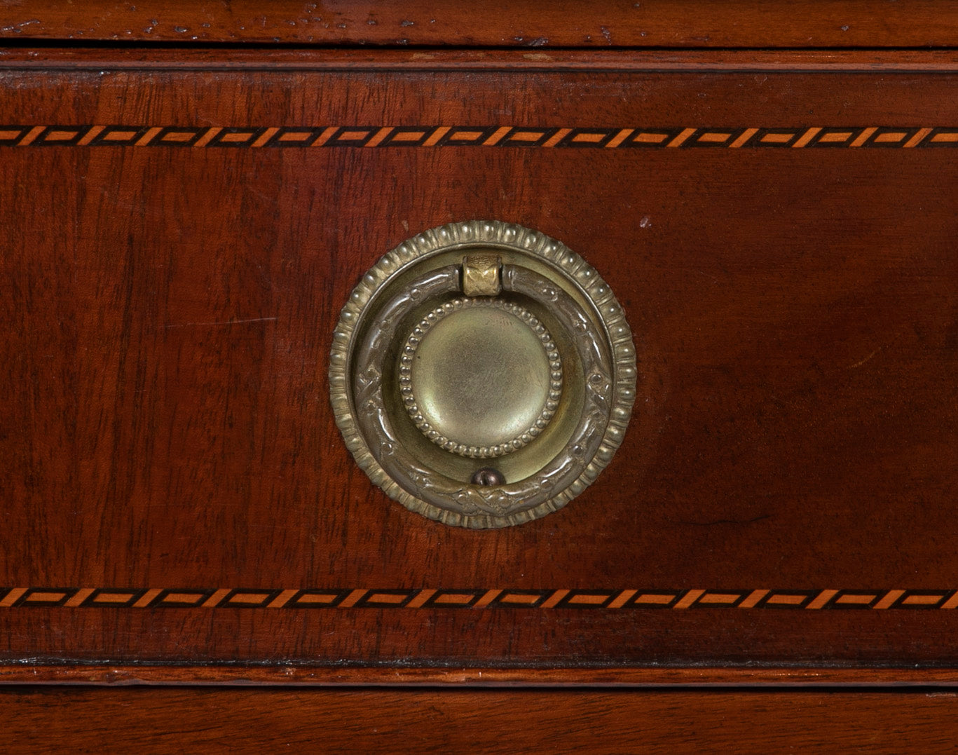 George III Bow Front Console Table
