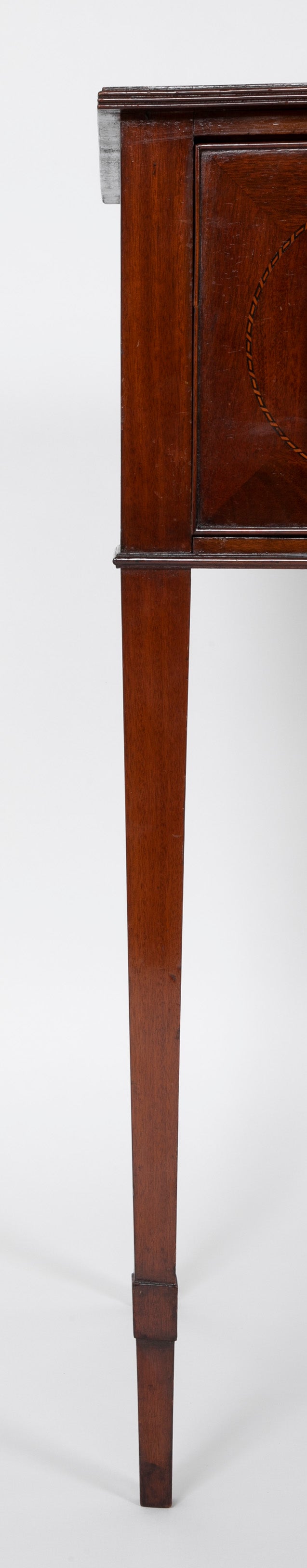 George III Bow Front Console Table