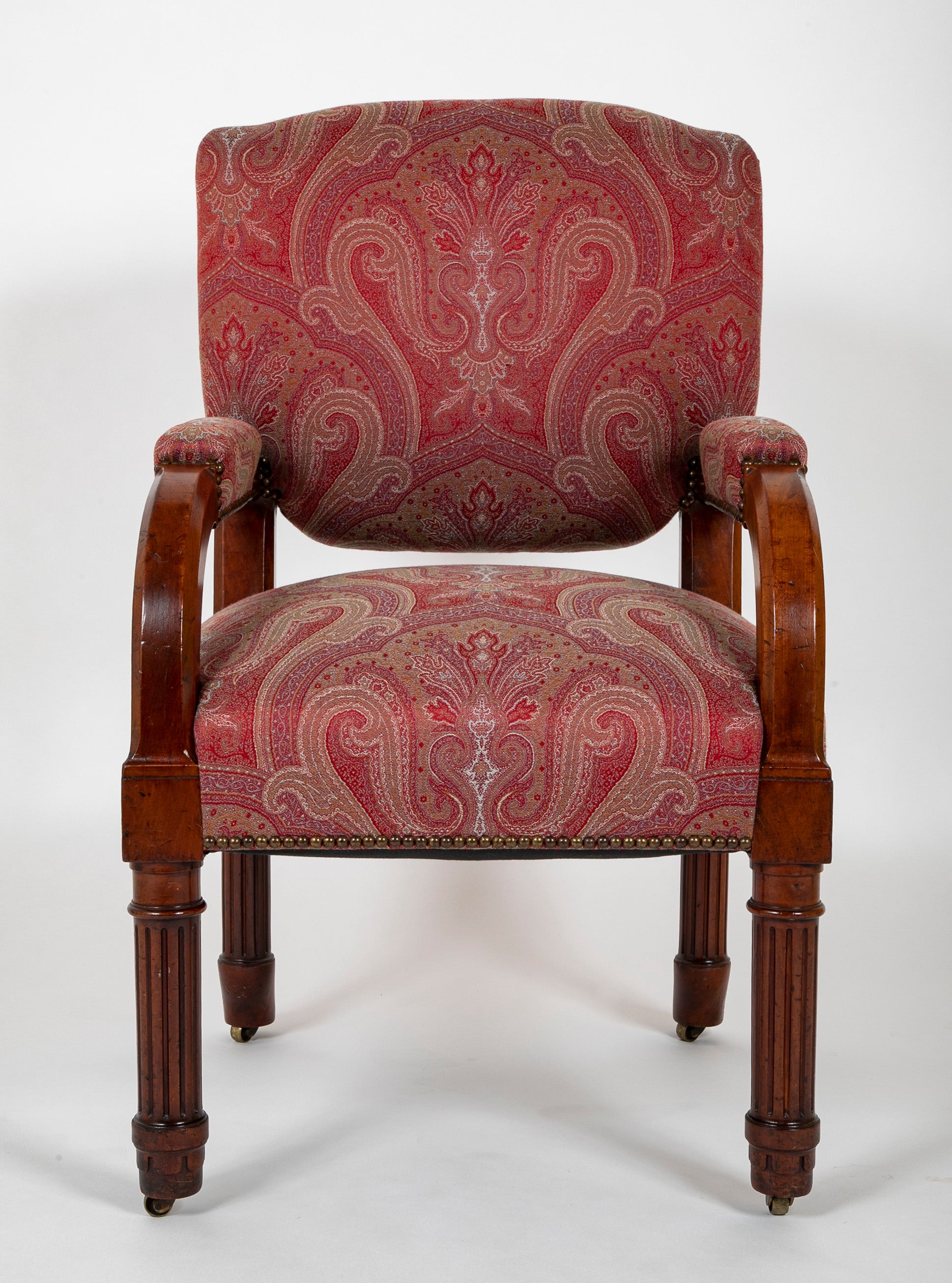 19th Century English Mahogany Armchair