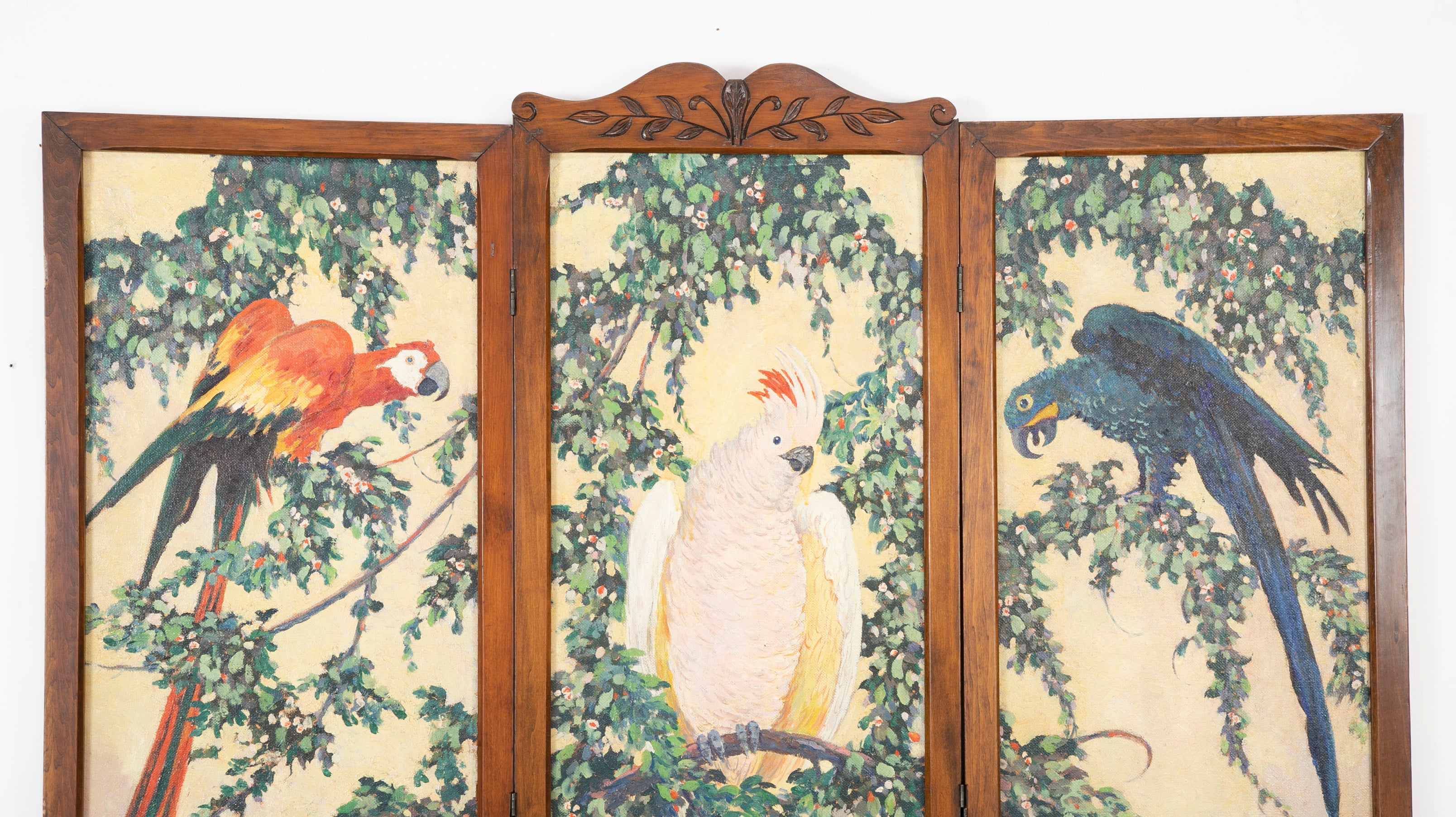 Three Panel Folding Screen by Egbert Norman Clark