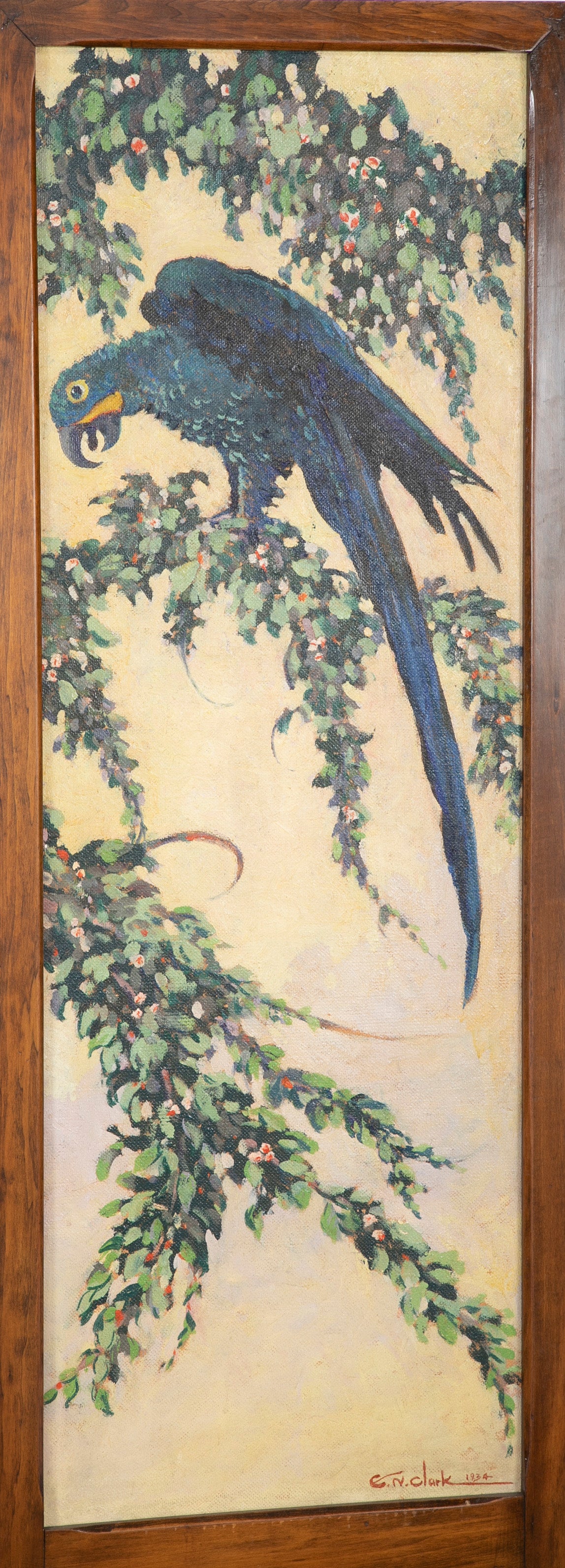 Three Panel Folding Screen by Egbert Norman Clark