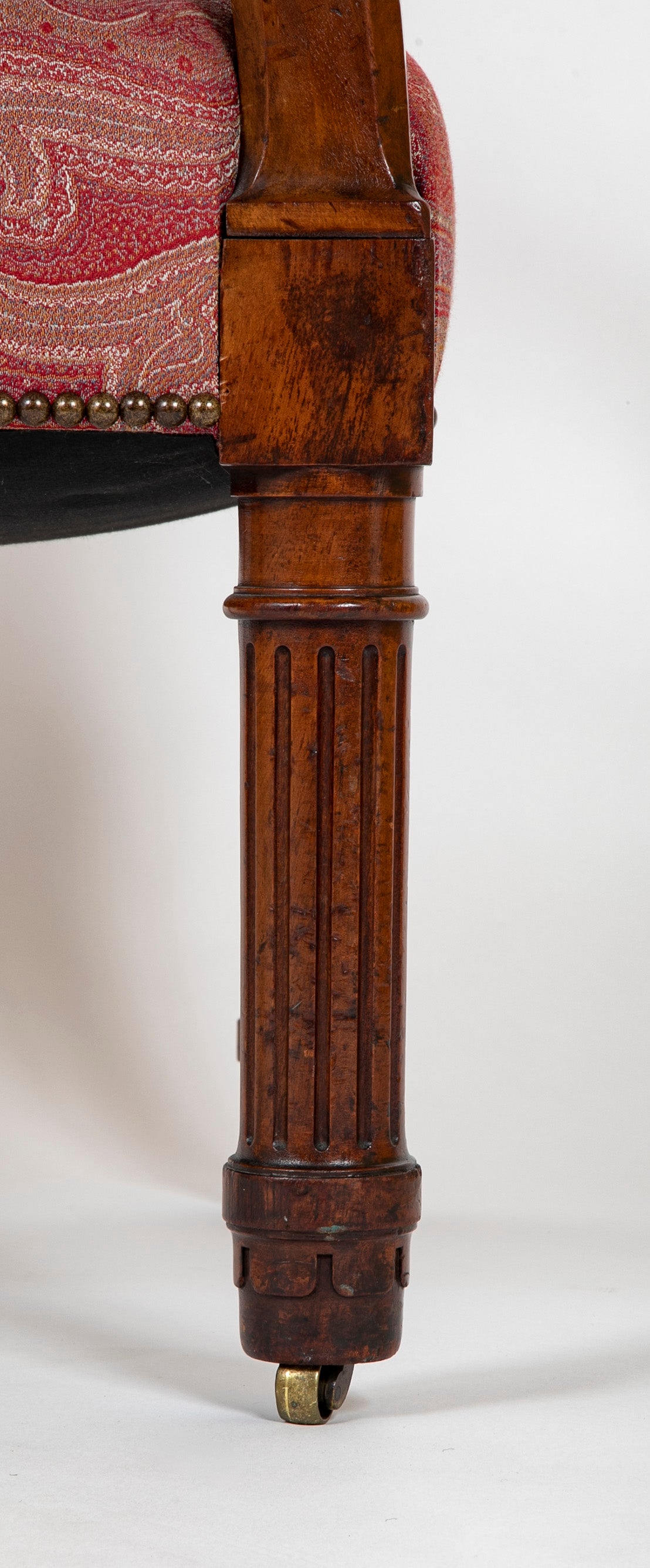 19th Century English Mahogany Armchair