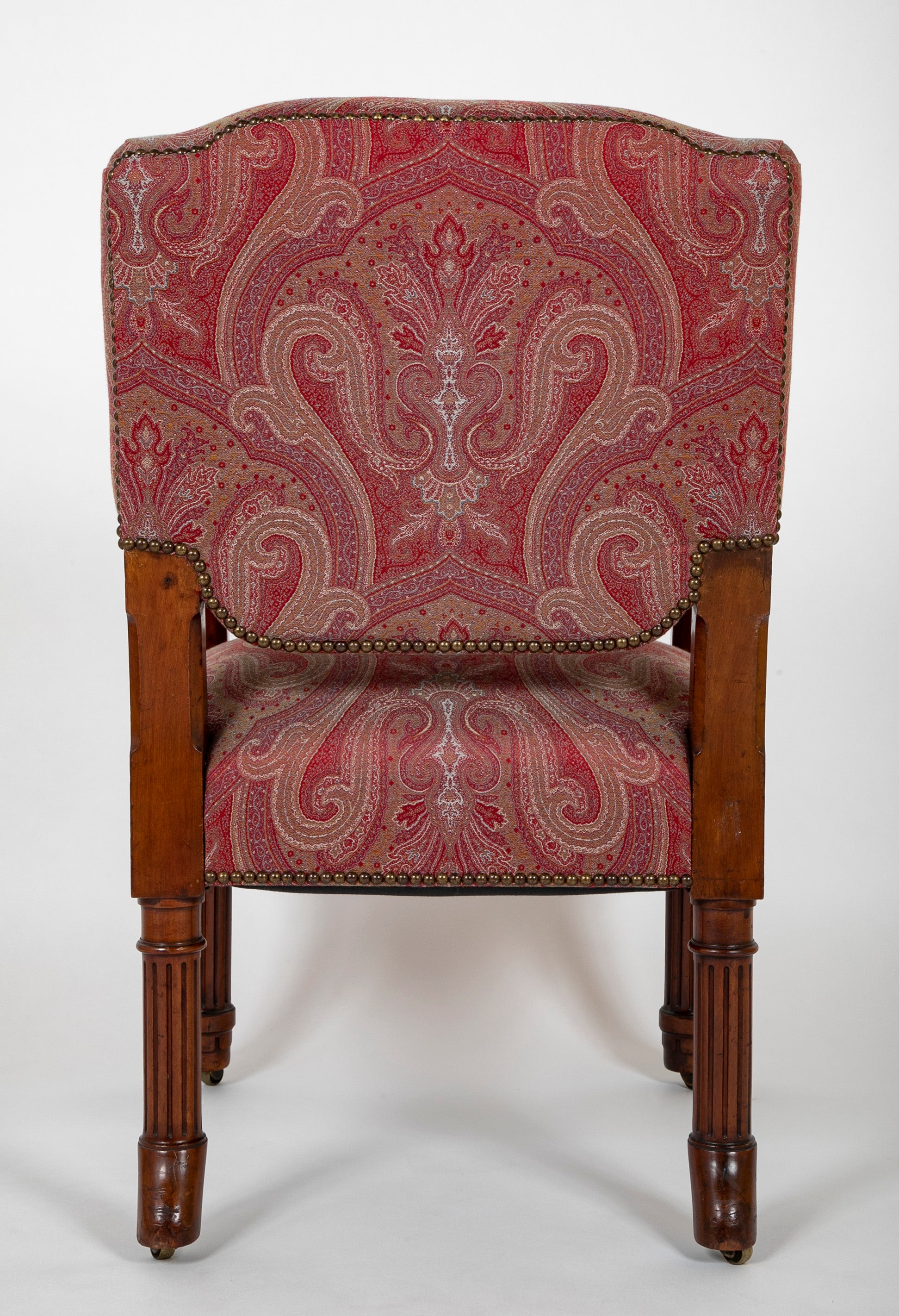 19th Century English Mahogany Armchair