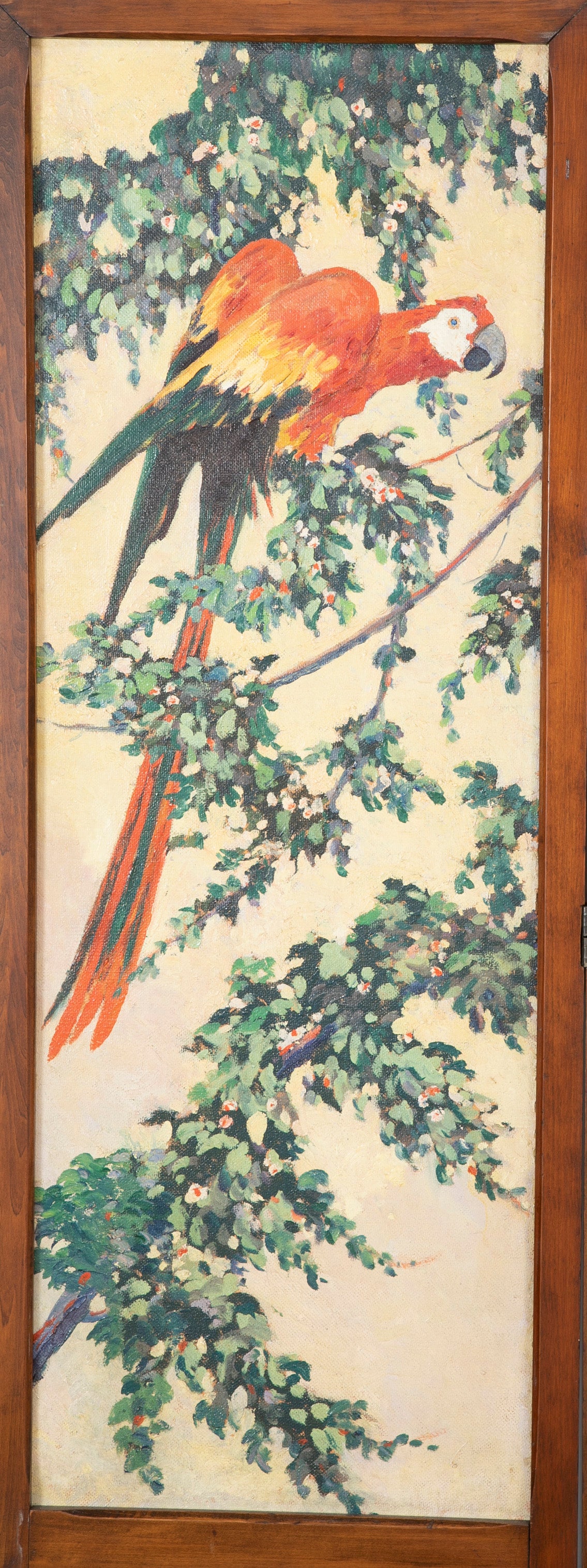 Three Panel Folding Screen by Egbert Norman Clark