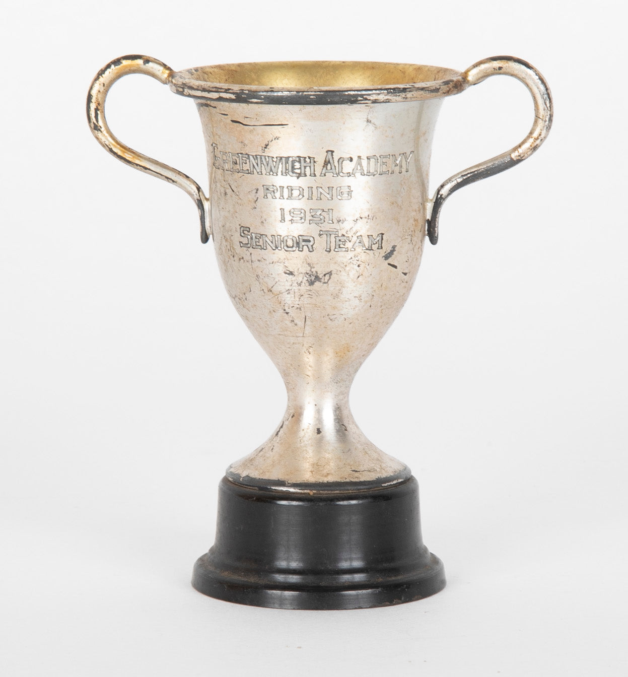 Early 20th Century Set of Three Trophies for Greenwich Academy & GCDS Riding & Pet Shows