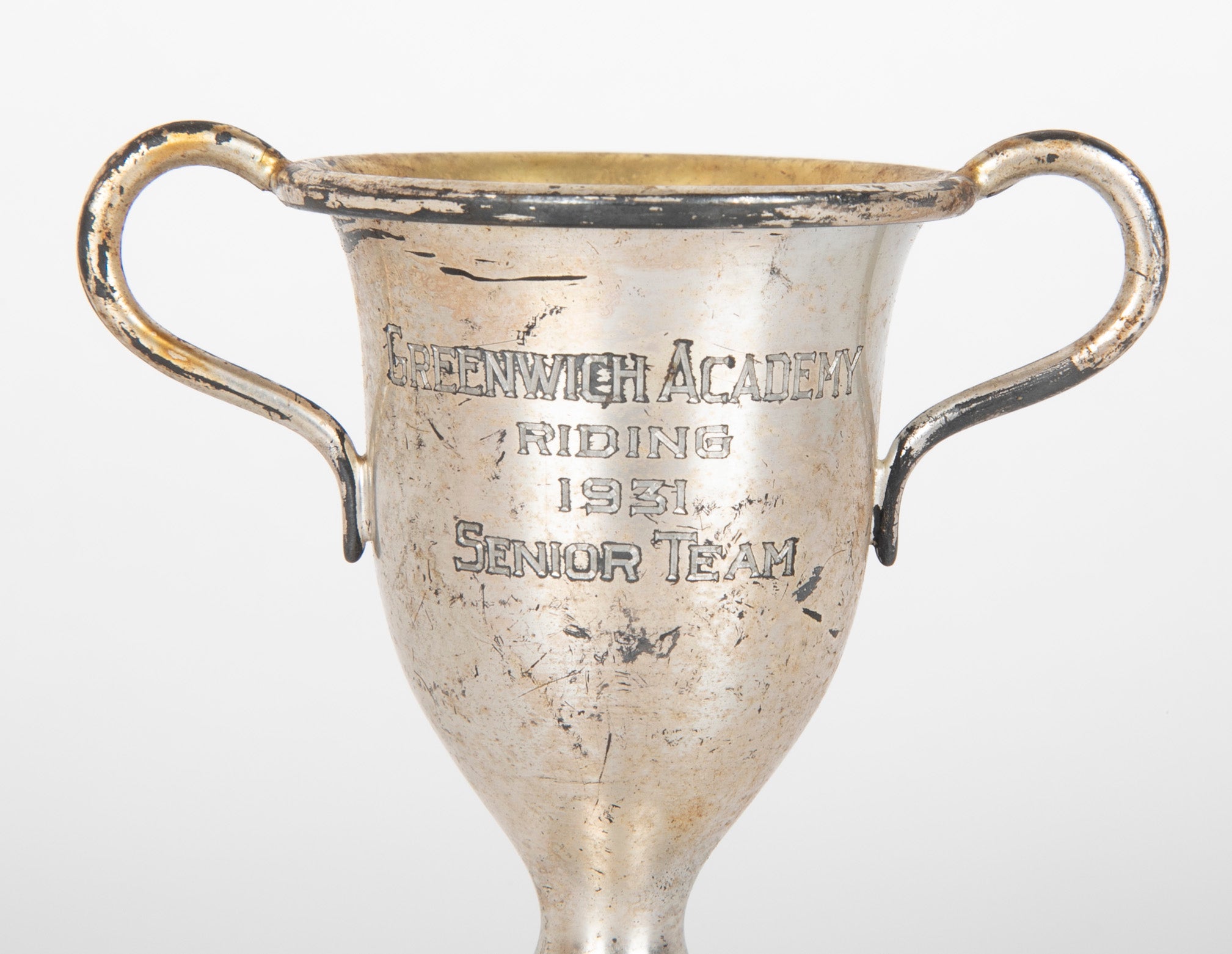 Early 20th Century Set of Three Trophies for Greenwich Academy & GCDS Riding & Pet Shows