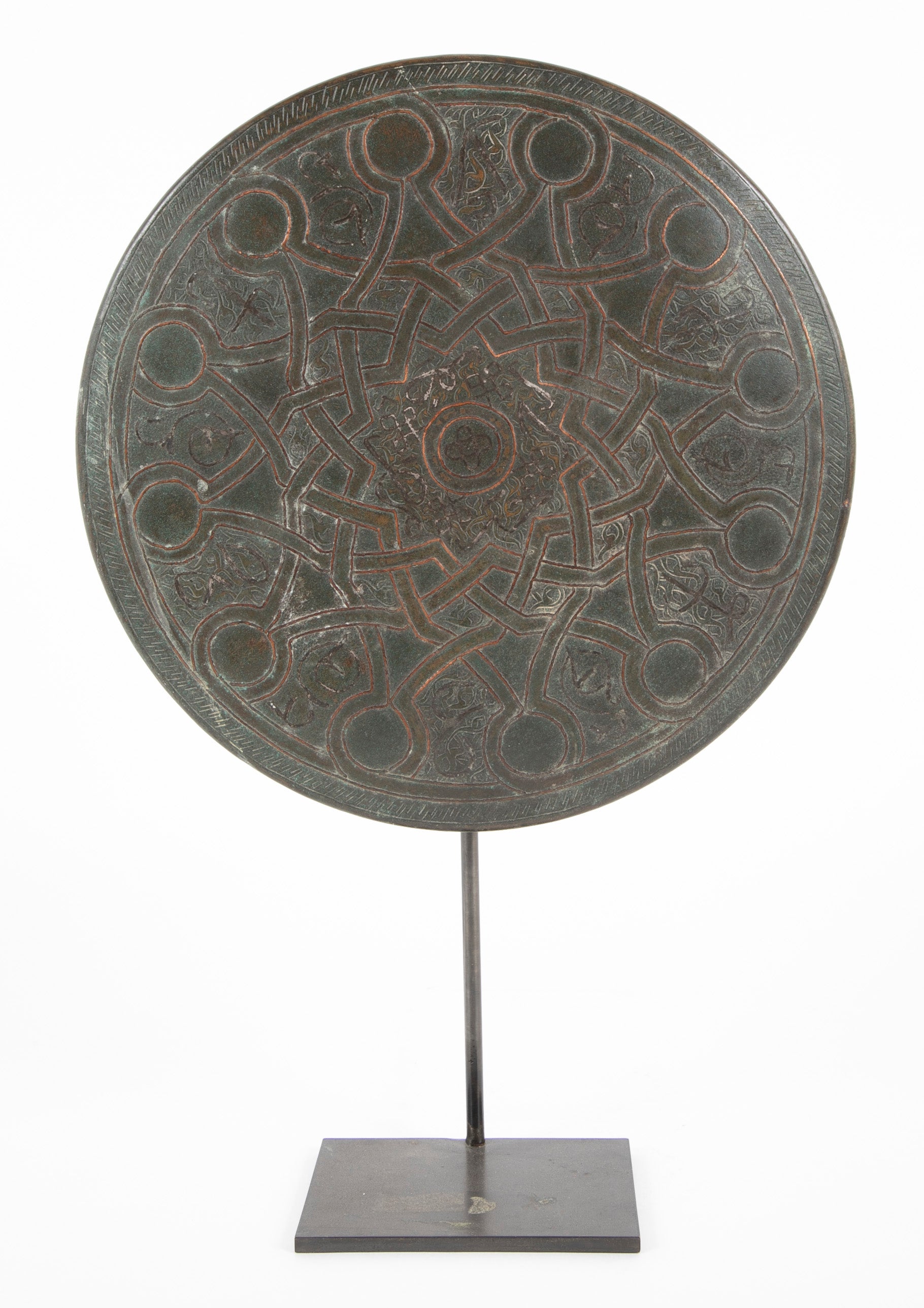 A 19th Century Islamic Shield on Modern Stand