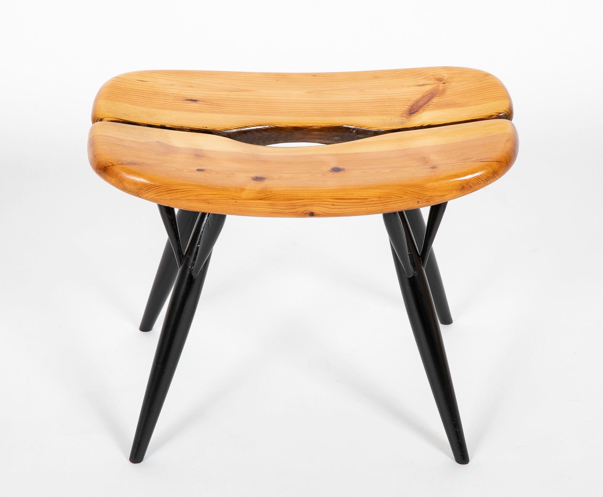 "Pirkka" Stool by Finnish Designer Ilmari Tapiovaara
