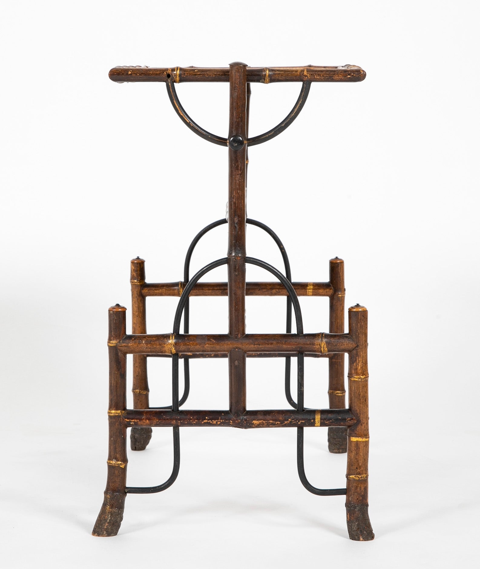 Bamboo Cake Stand Flip Top Table with Lacquered Top