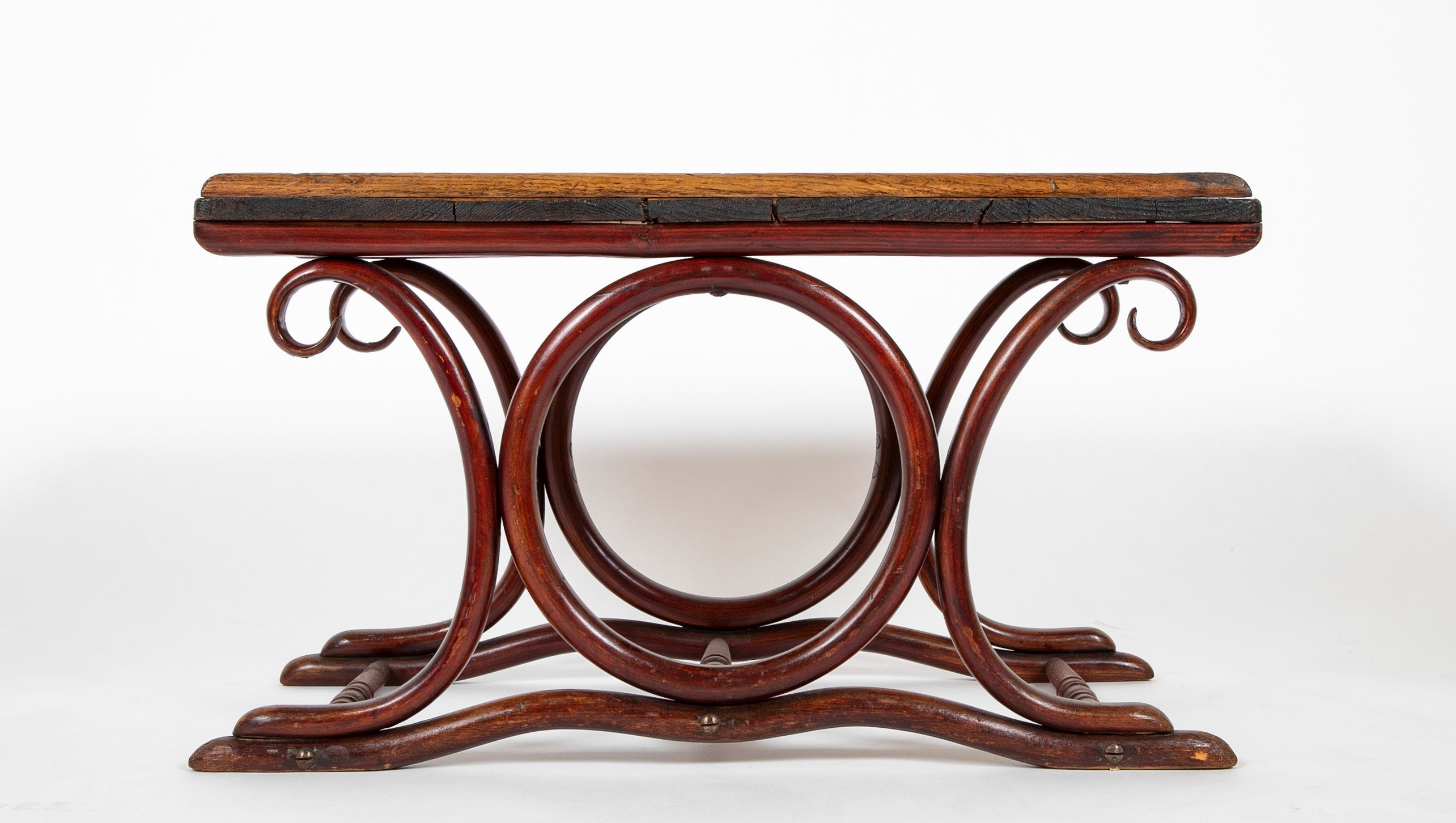 Pair of Late 19th Century Bentwood Tabourets