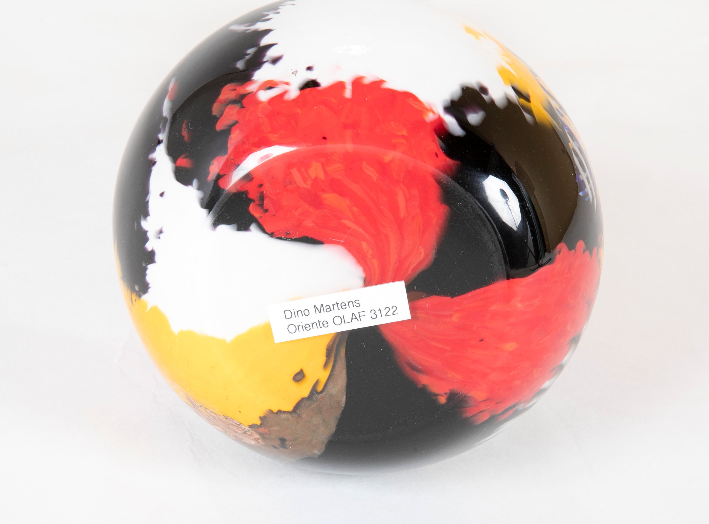 Dino Martens "OLAF 3122" Murano Glass Vase for Aurieliano Toso