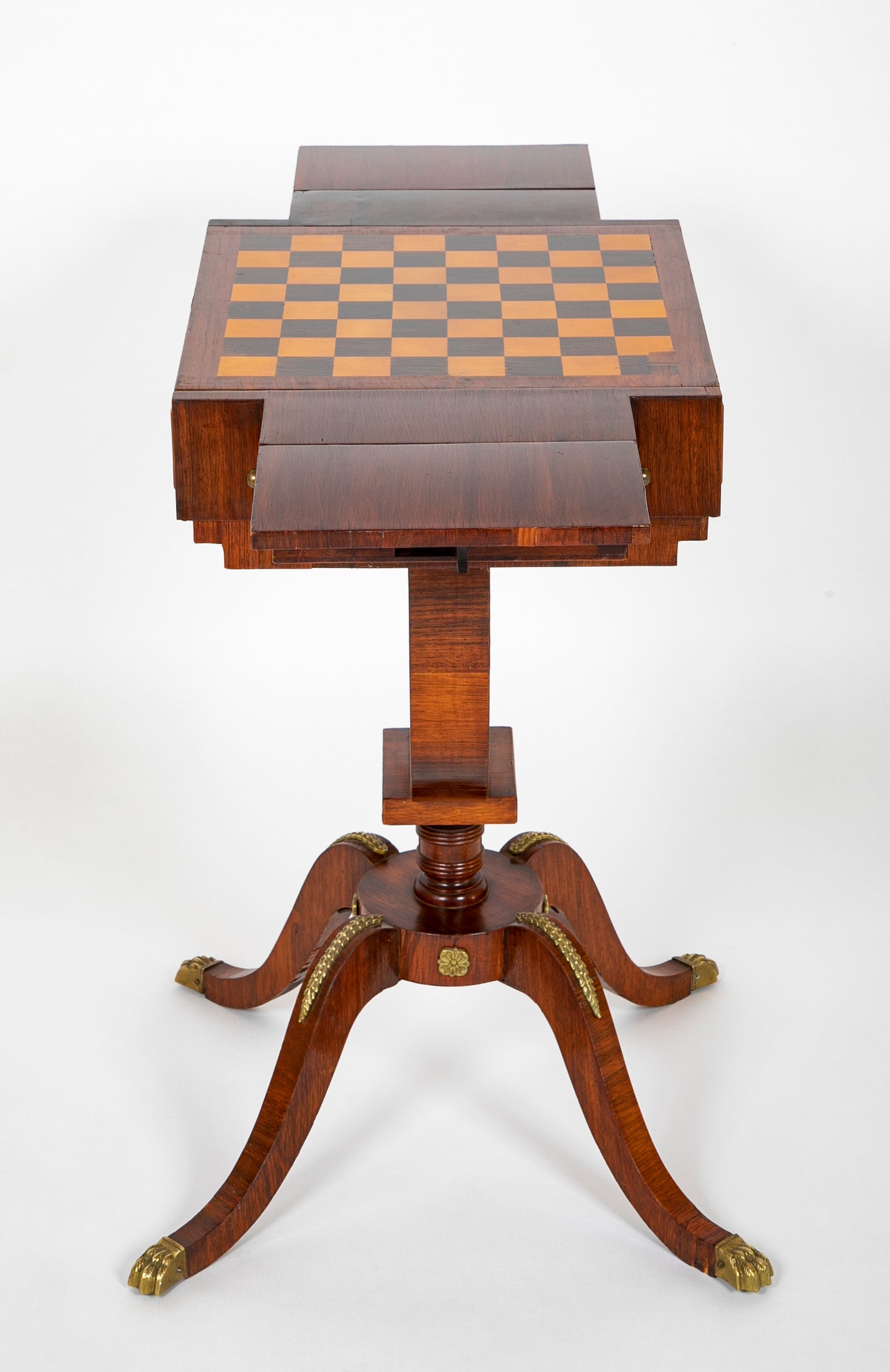 Bronze Mounted Regency Rosewood Game Table