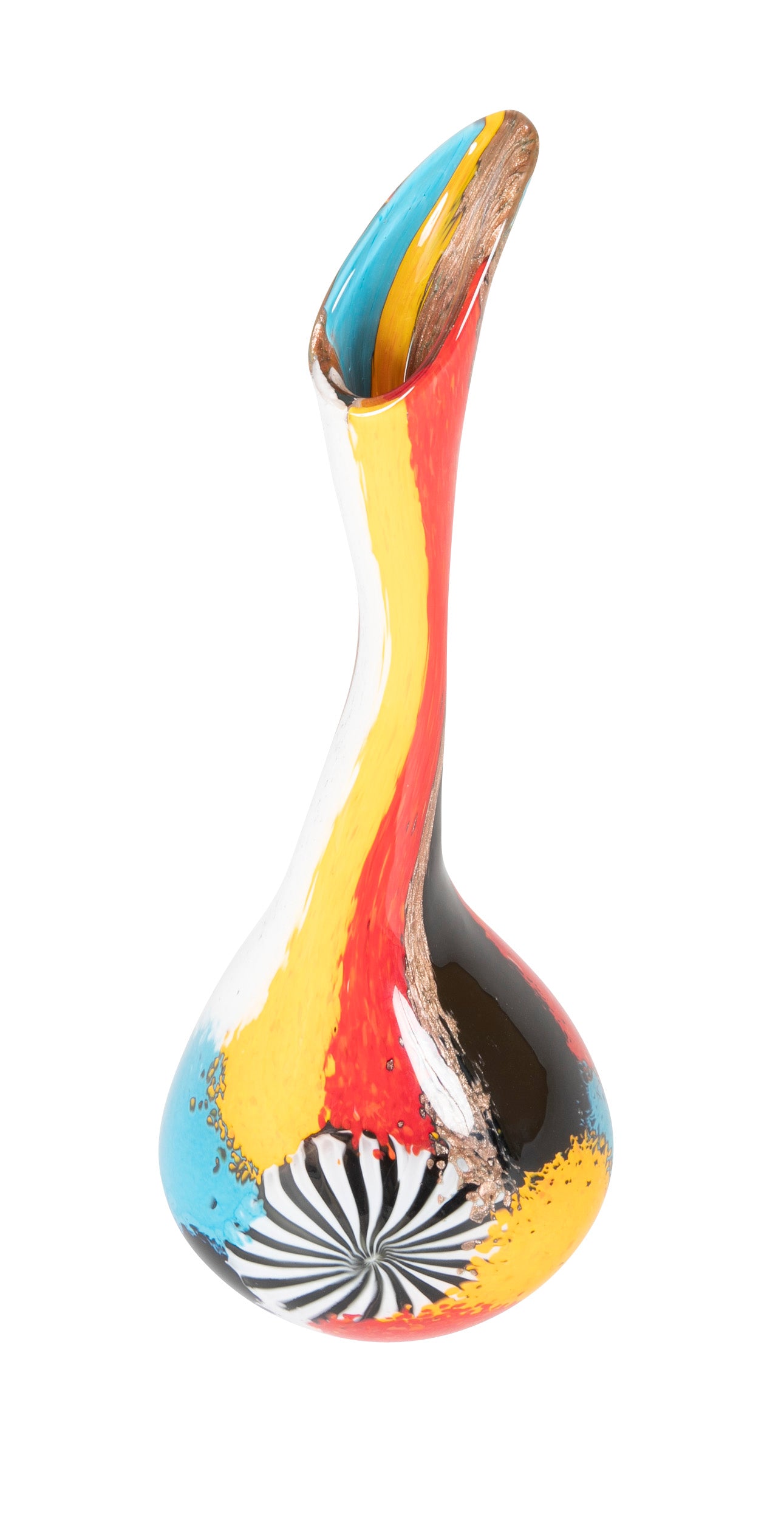 Dino Martens "Oriente" Glass Vase for Aurieliano Toso