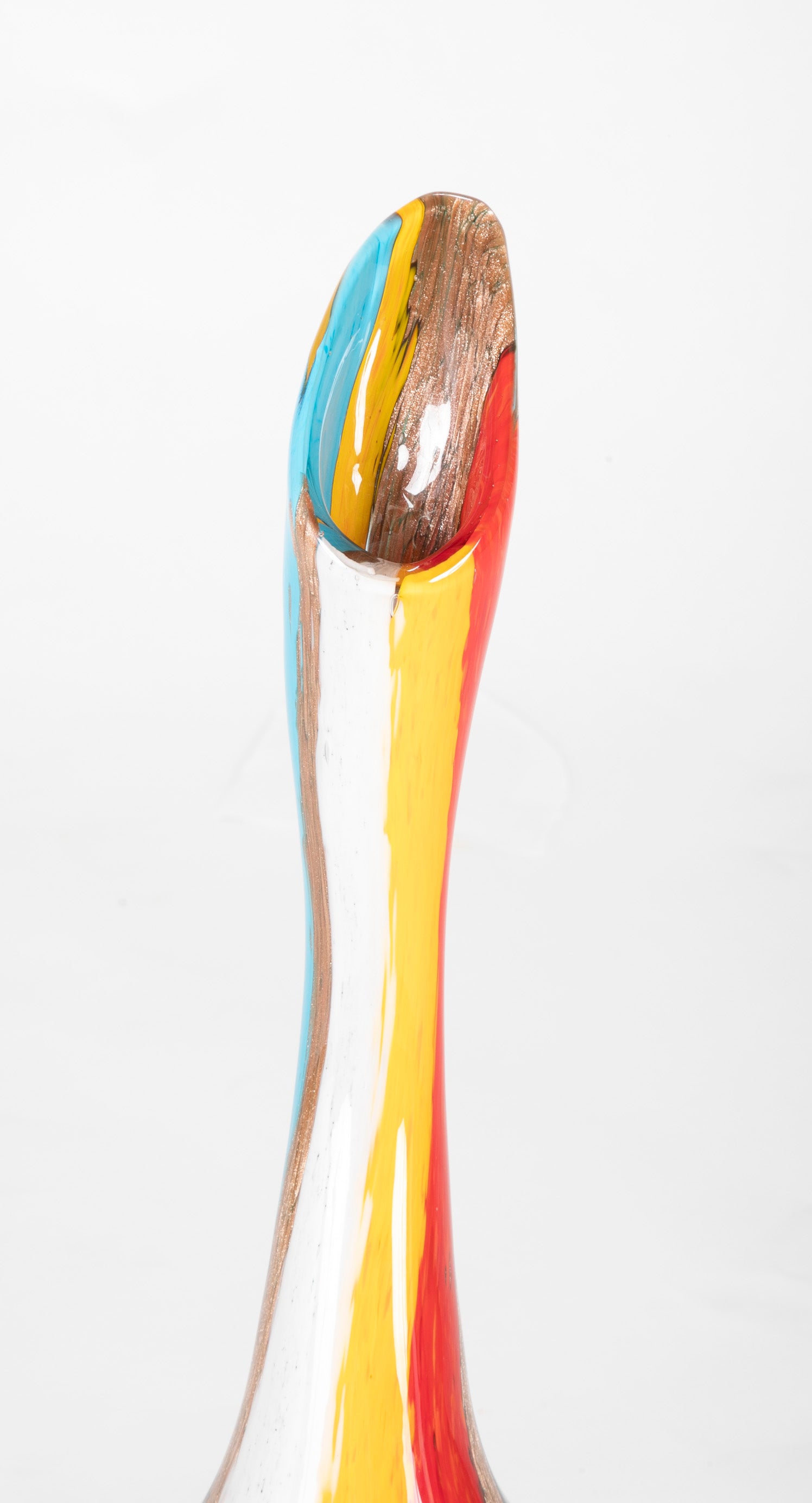 Dino Martens "Oriente" Glass Vase for Aurieliano Toso