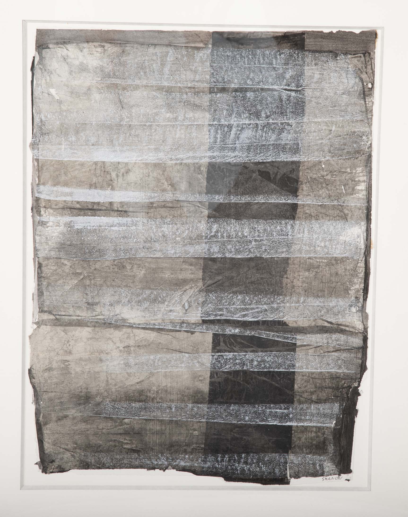 "Composition 1986" Collage on Paper by Anna Shanon