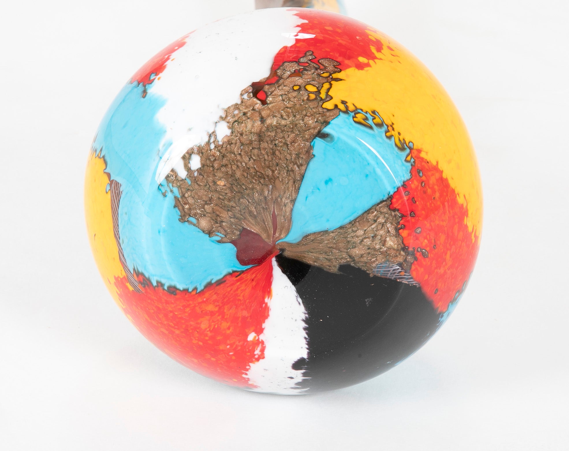 Dino Martens "Oriente" Glass Vase for Aurieliano Toso