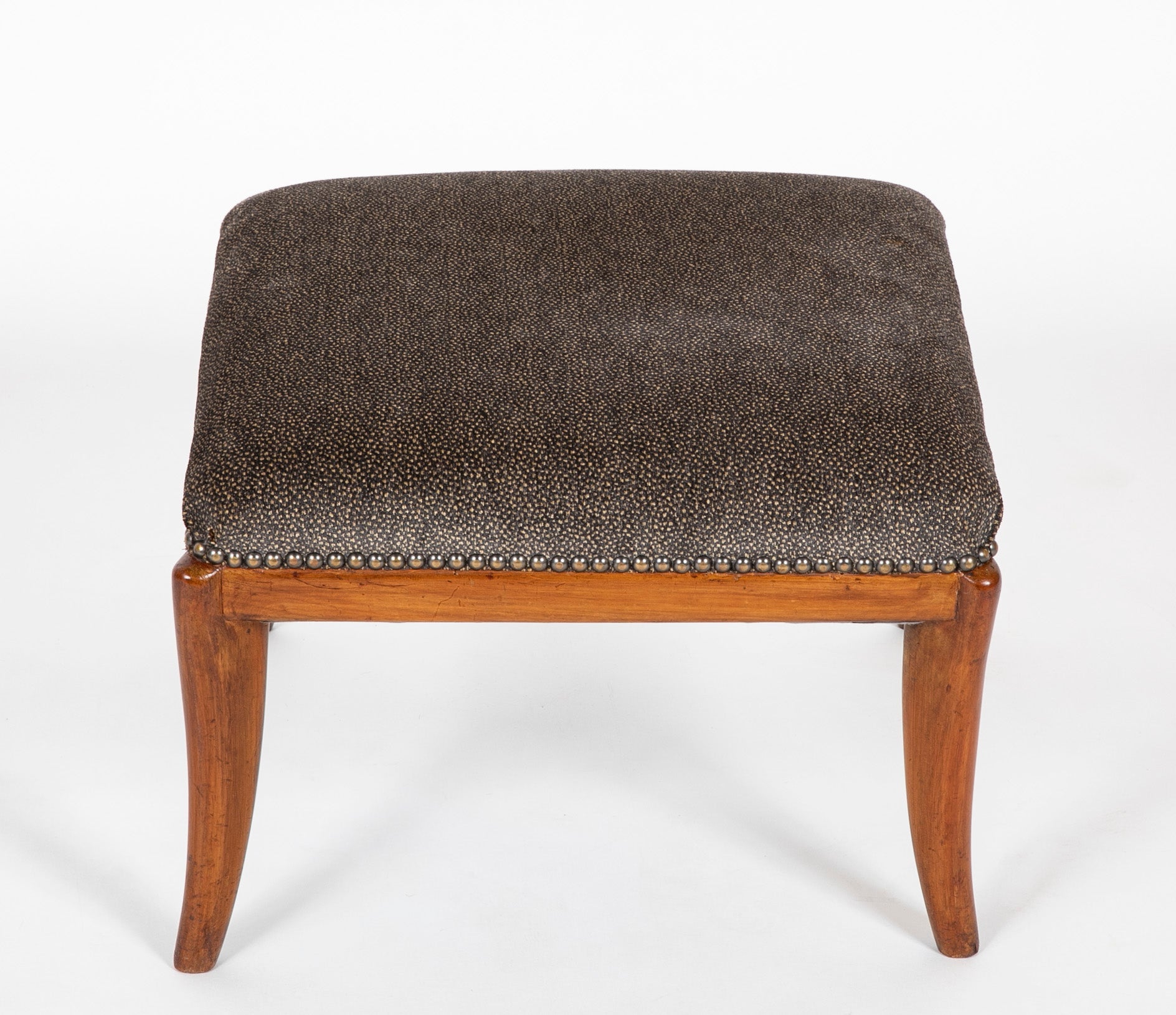 A Pair of Mid-Century Open Arm Chairs with Ottomans Attributed to Paolo Buffa