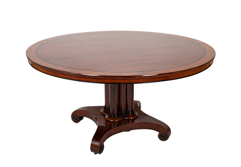 An English Mahogany Tilt Top Breakfast Table