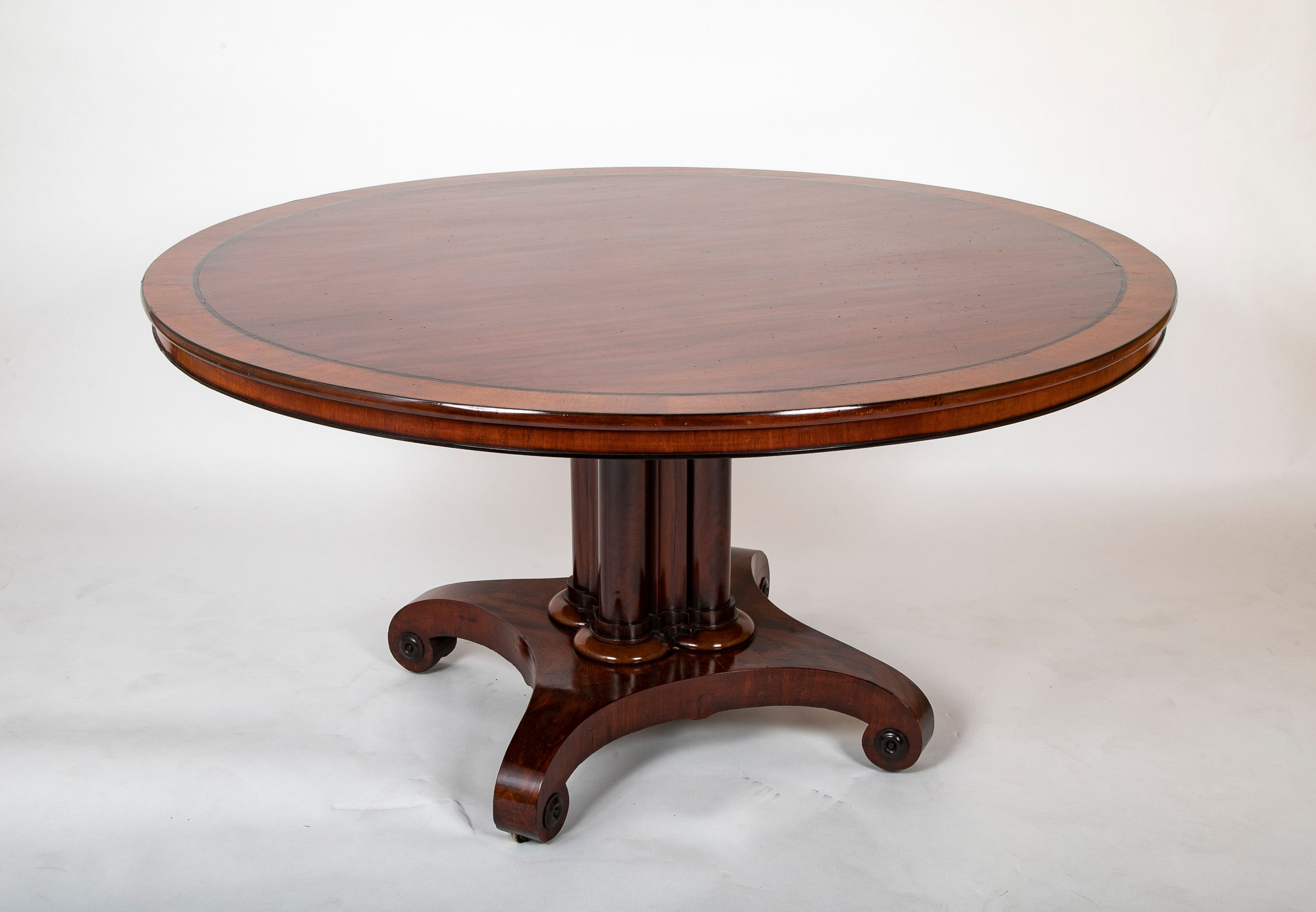 An English Mahogany Tilt Top Breakfast Table