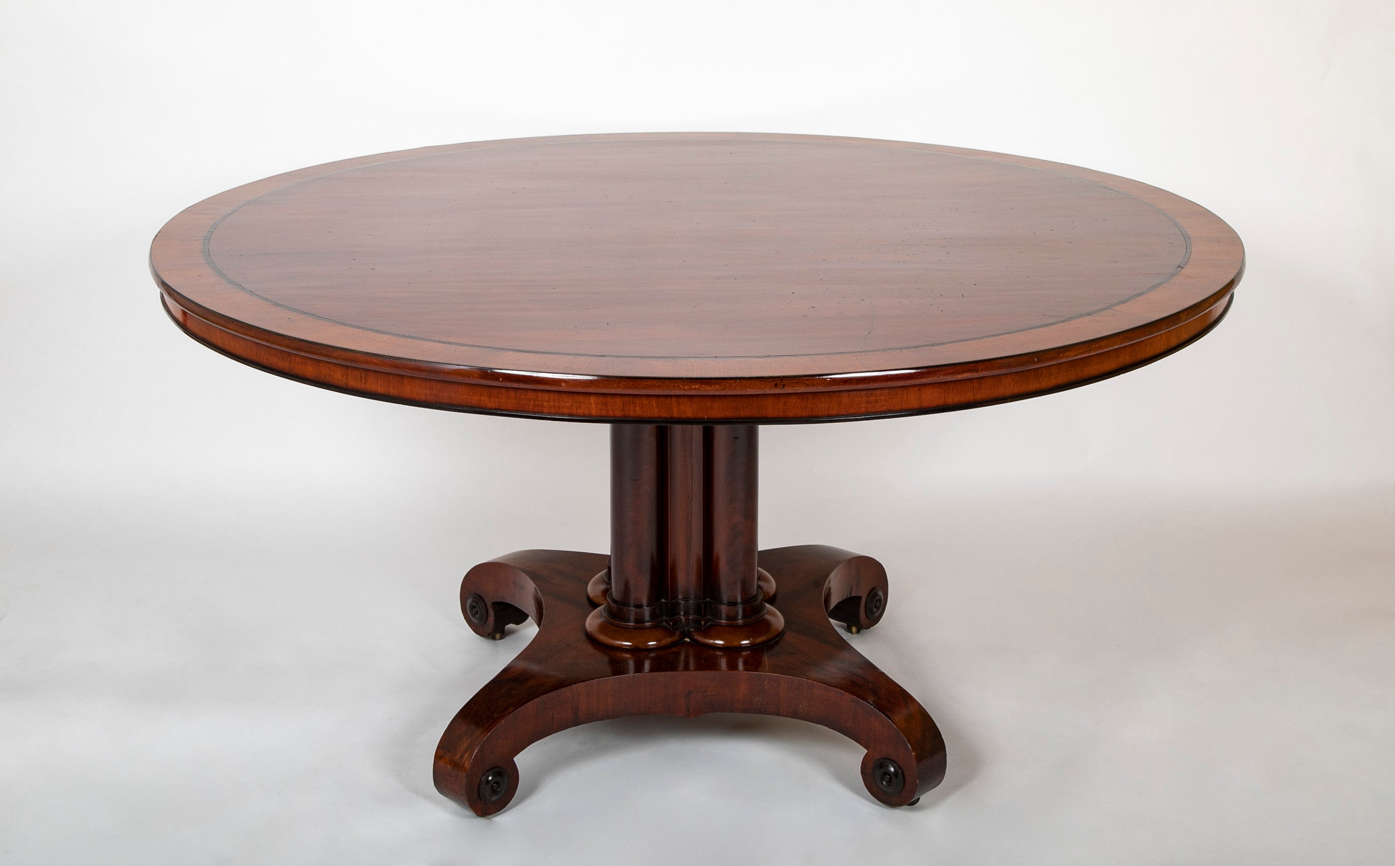 An English Mahogany Tilt Top Breakfast Table