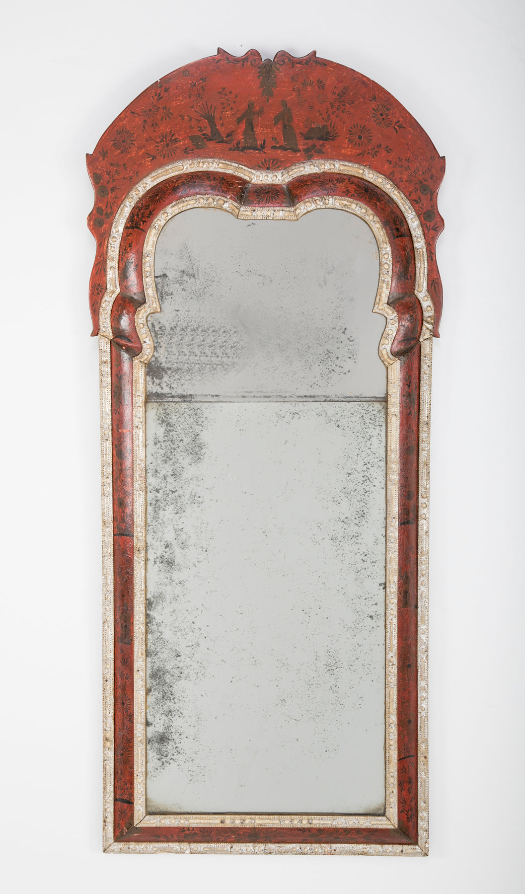 Late 18th Century Queen Anne Chinoiserie Mirror