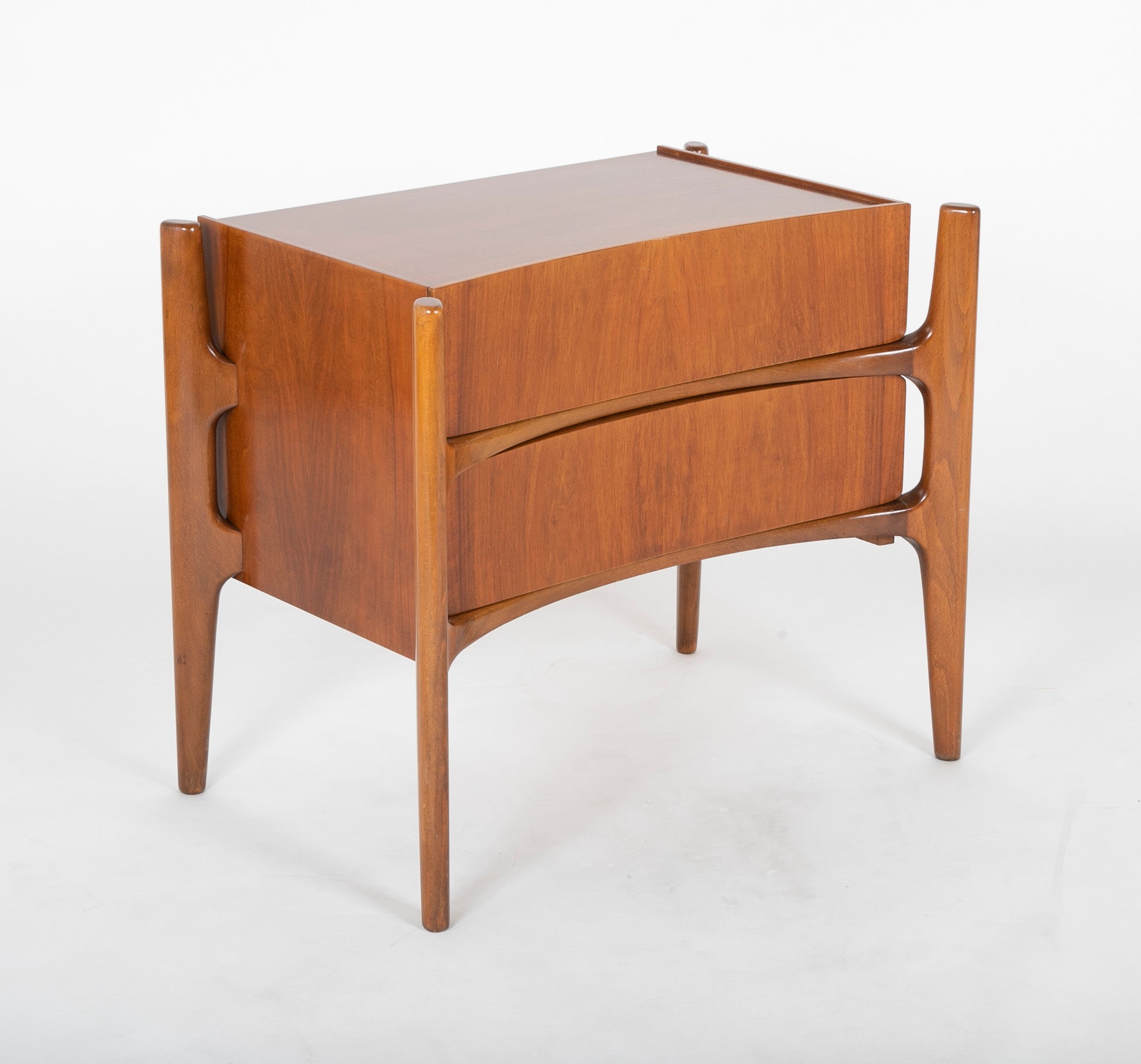 Pair of Edmund Spence Side Tables in Walnut
