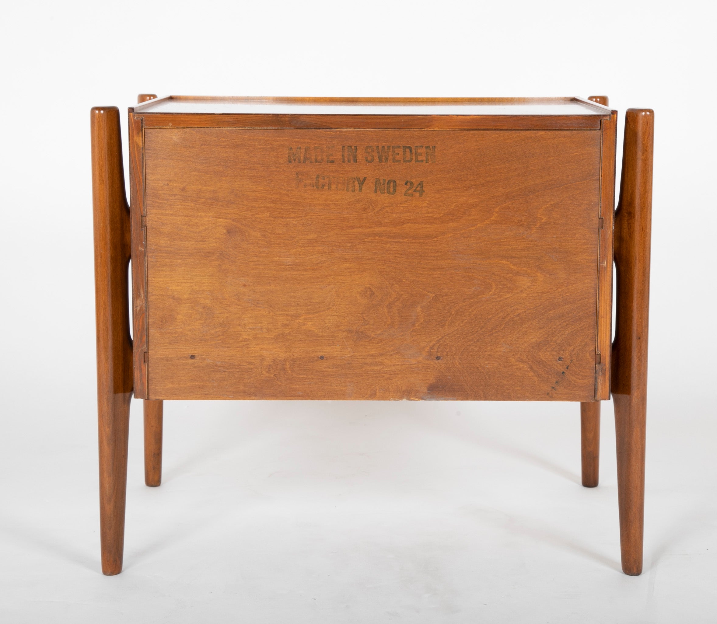 Pair of Edmund Spence Side Tables in Walnut