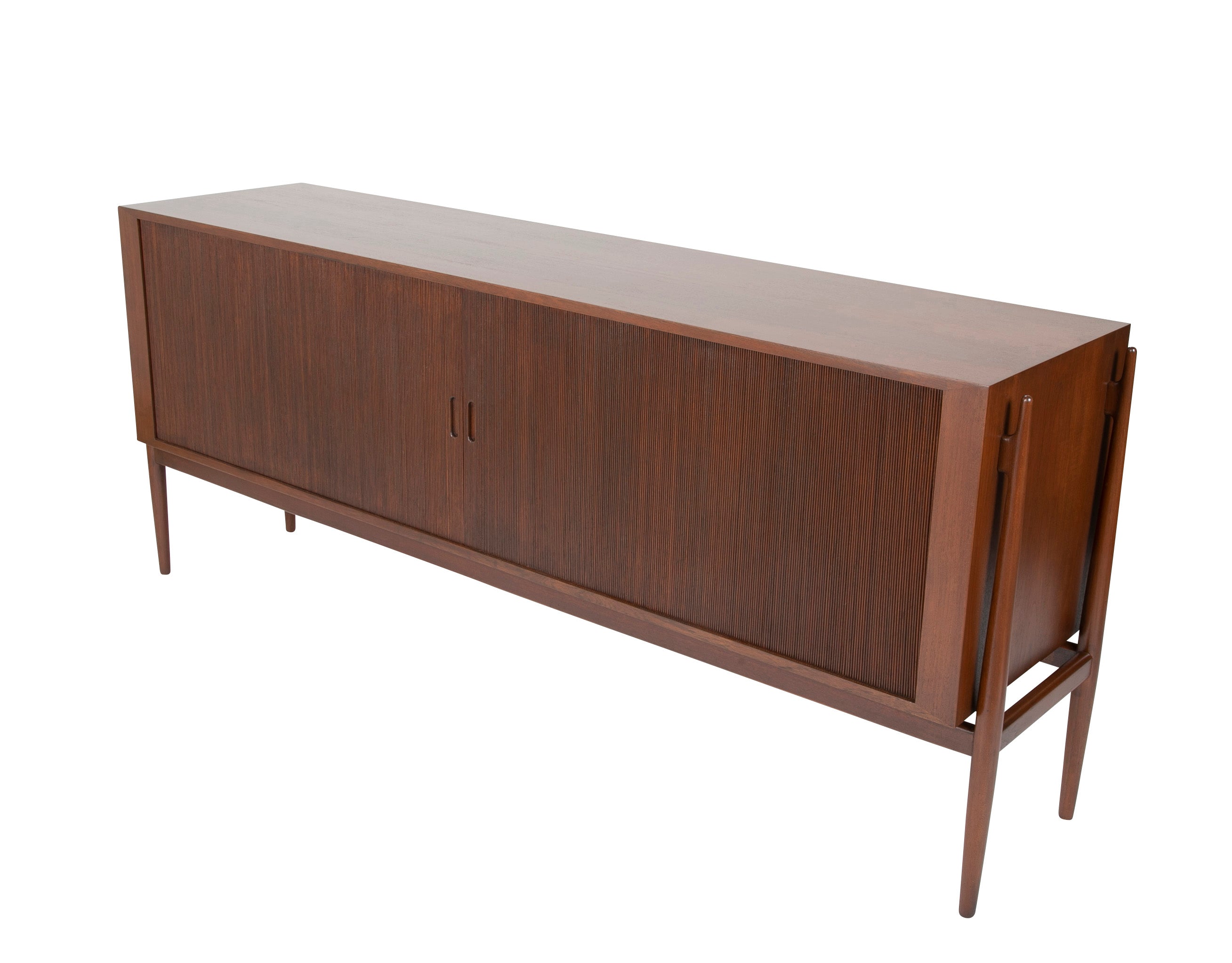 Tambour Door Sideboard Designed by Niels Vodder