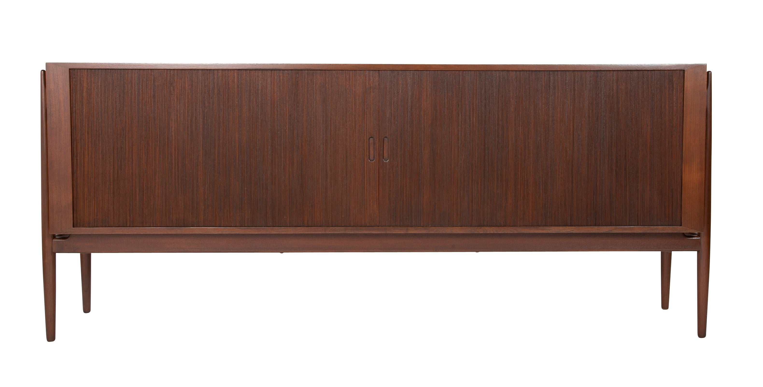 Tambour Door Sideboard Designed by Niels Vodder