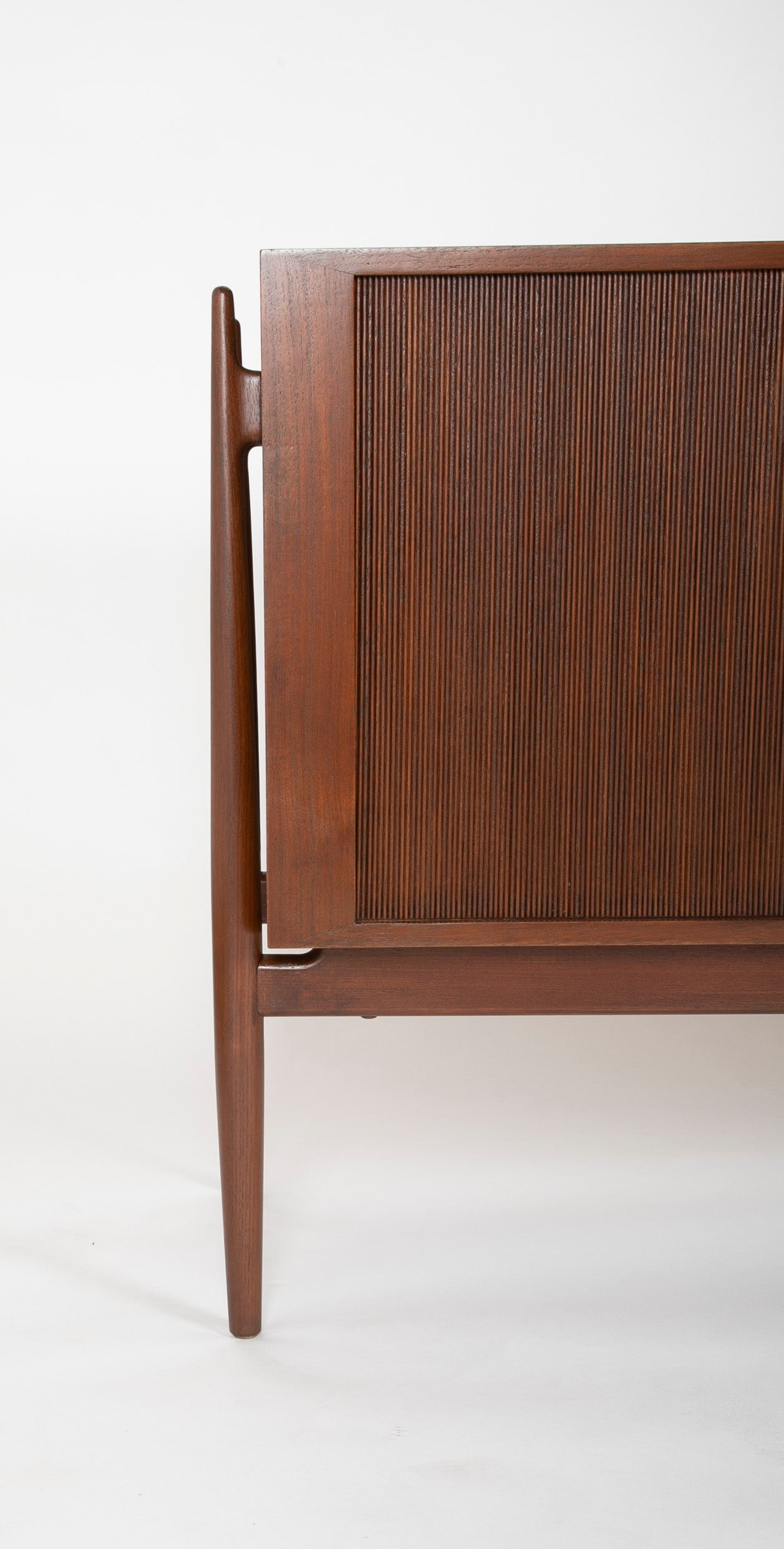 Tambour Door Sideboard Designed by Niels Vodder